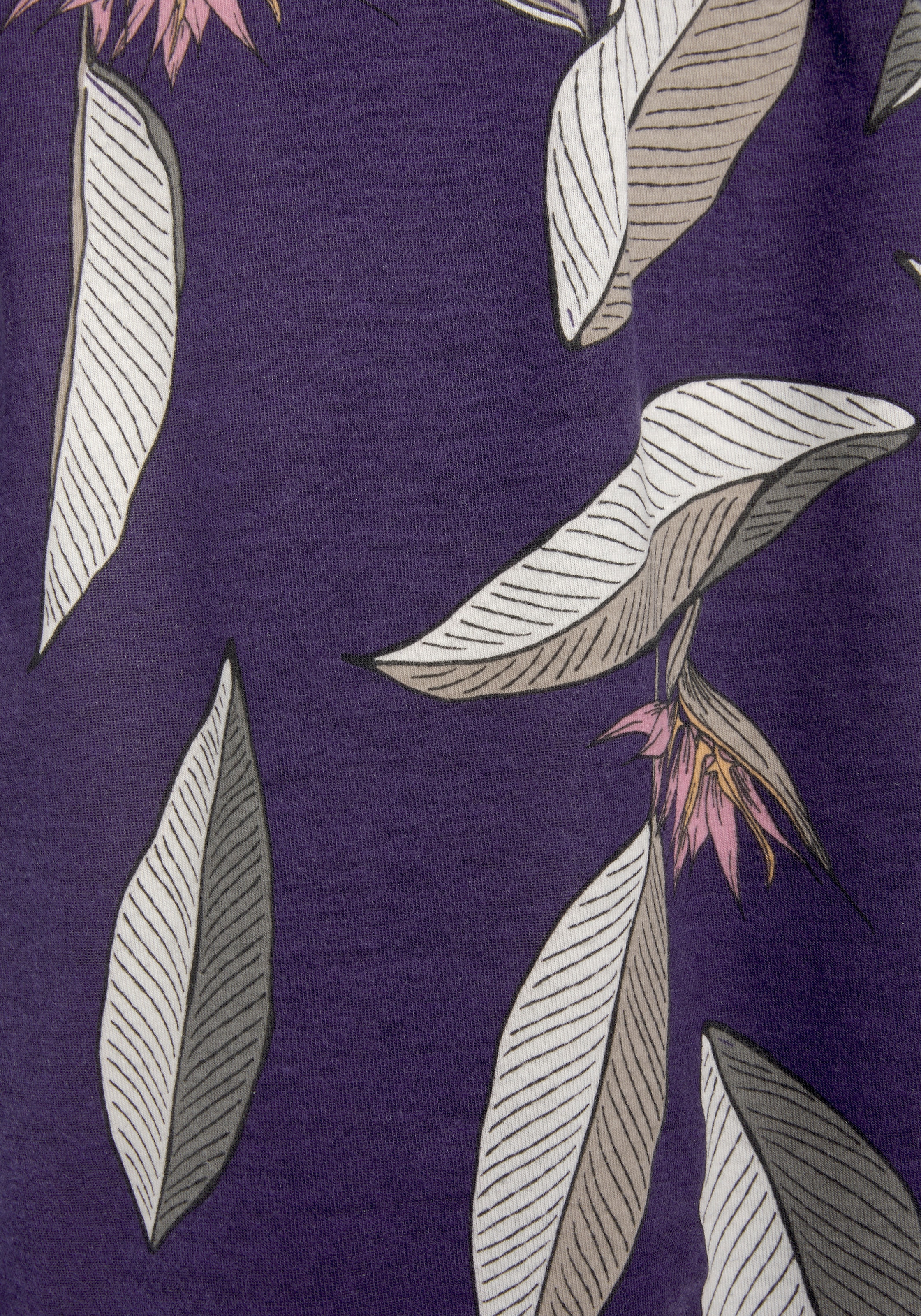 LASCANA Kimono, in Wadenlänge und Kontrastpaspeln