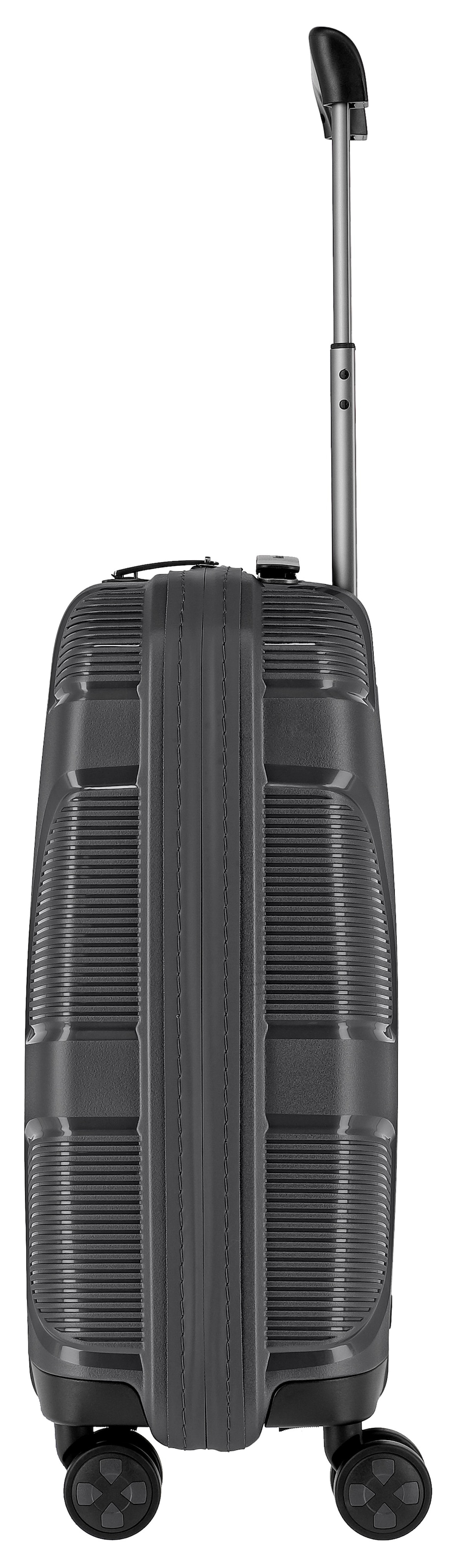 IMPACKT Hartschalen-Trolley »IP1, verschiedene Größen und Farben«, 4 Rollen, Hartschalen-Koffer vegan Koffer Reisegepäck USB-Port TSA Zahlenschloss