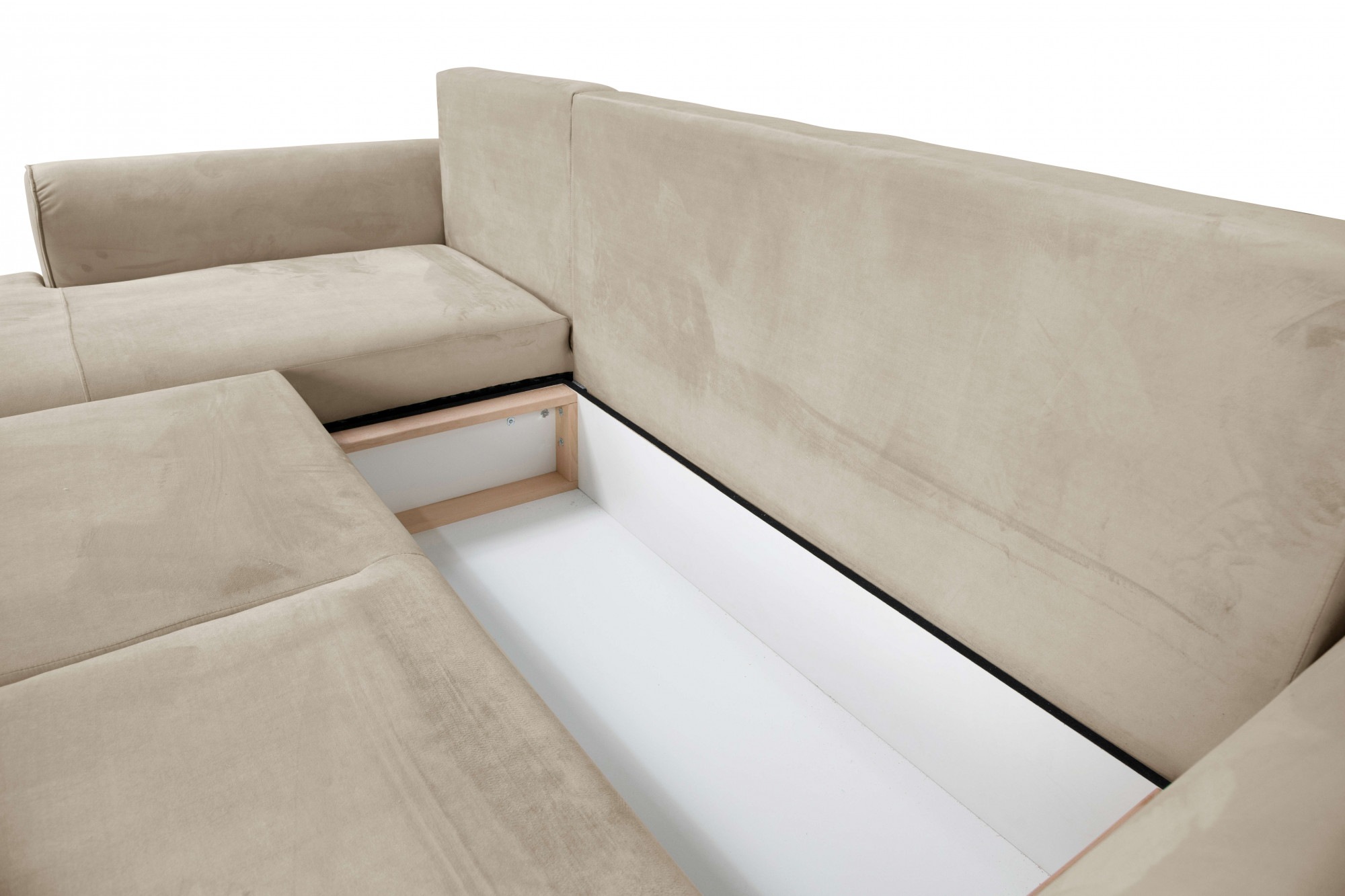INOSIGN Ecksofa »BEATRICE optionale Schlafsofa mit Bettkasten, B/T/H: 265/170/86 cm«, L-Form, wahlweise auch mit Bettfunktion und Bettkasten