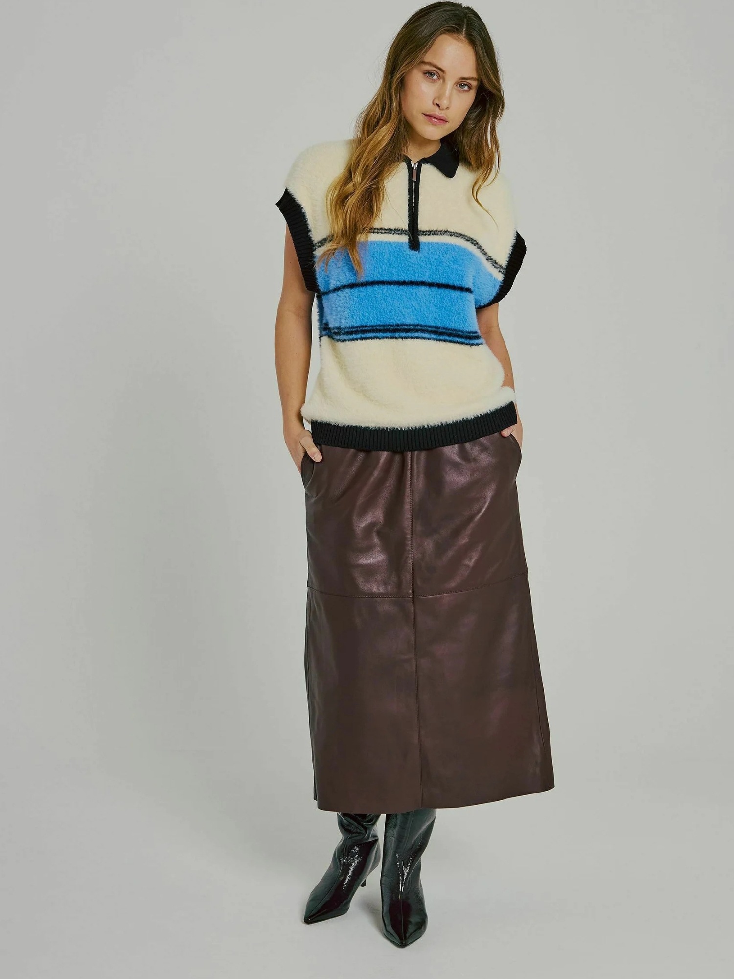 NORR Strickpullover »NORR Sweater Sky«