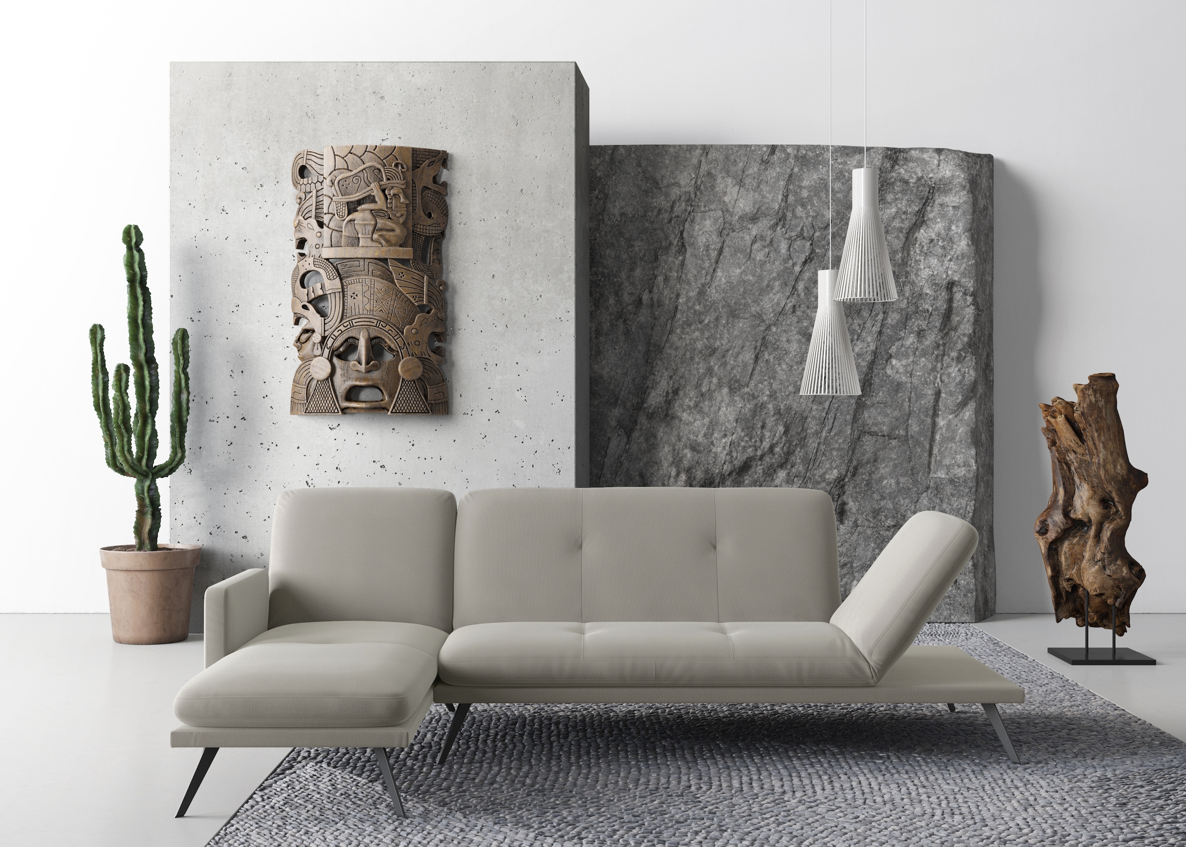 machalke® Ecksofa »butterfly, L-Form«