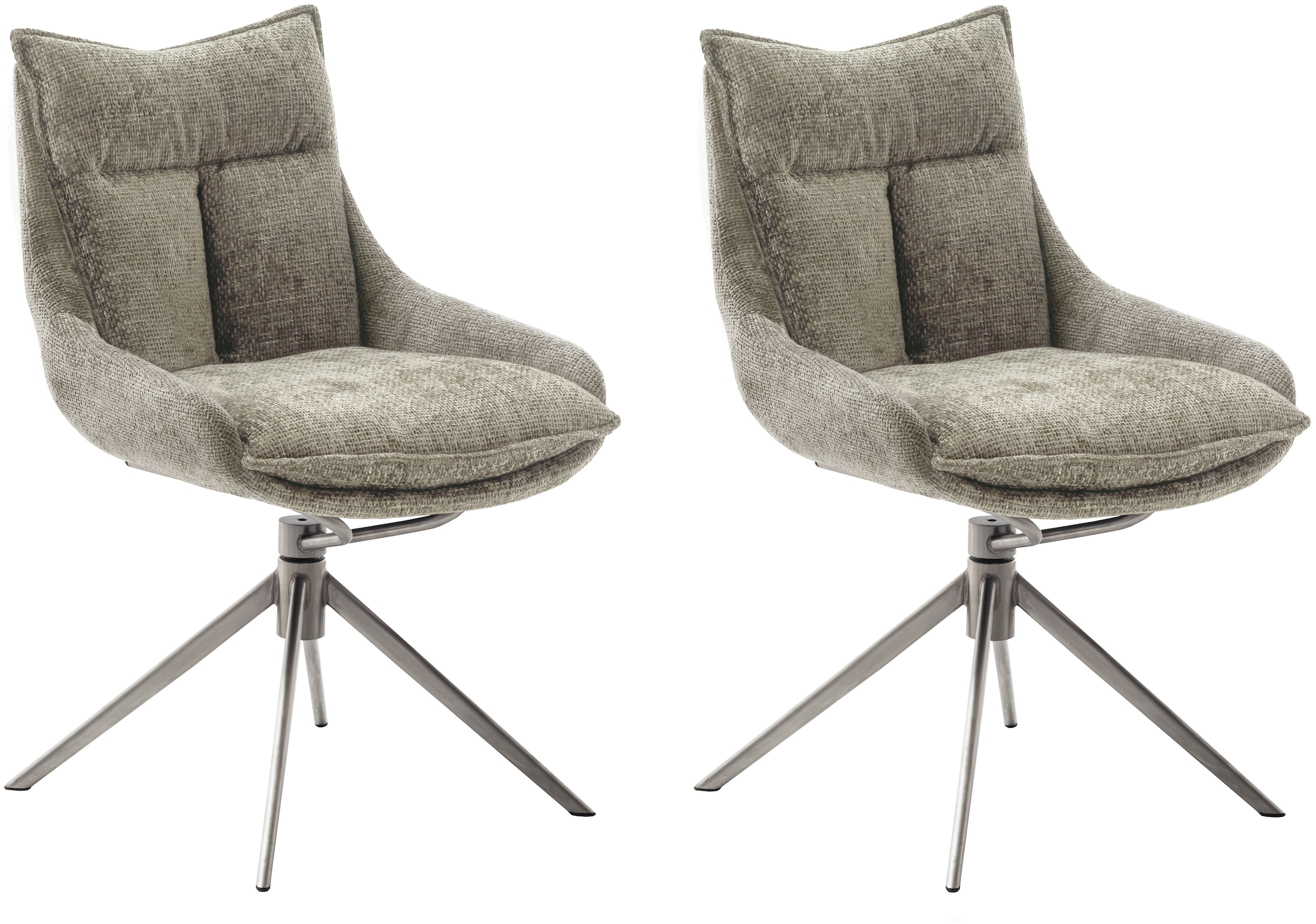 MCA furniture Esszimmerstuhl, Strukturstoff, (2er-Set), drehbar 360°, Dreh- günstig online kaufen