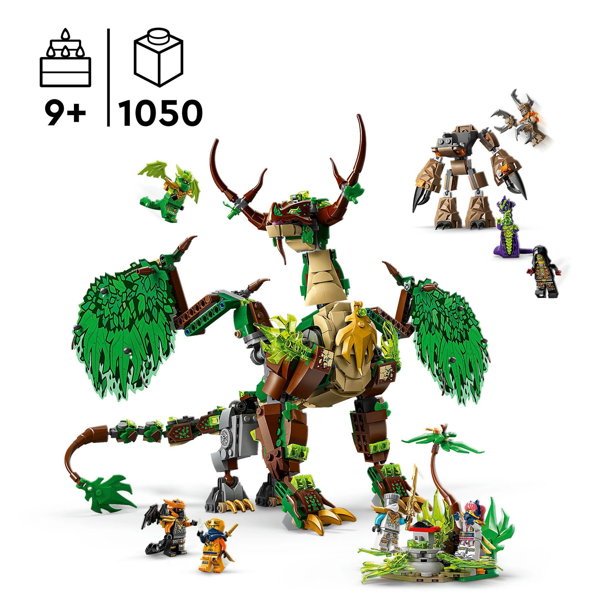 LEGO® Konstruktionsspielsteine »Der Drache des Lebens (71859), LEGO Ninjago«