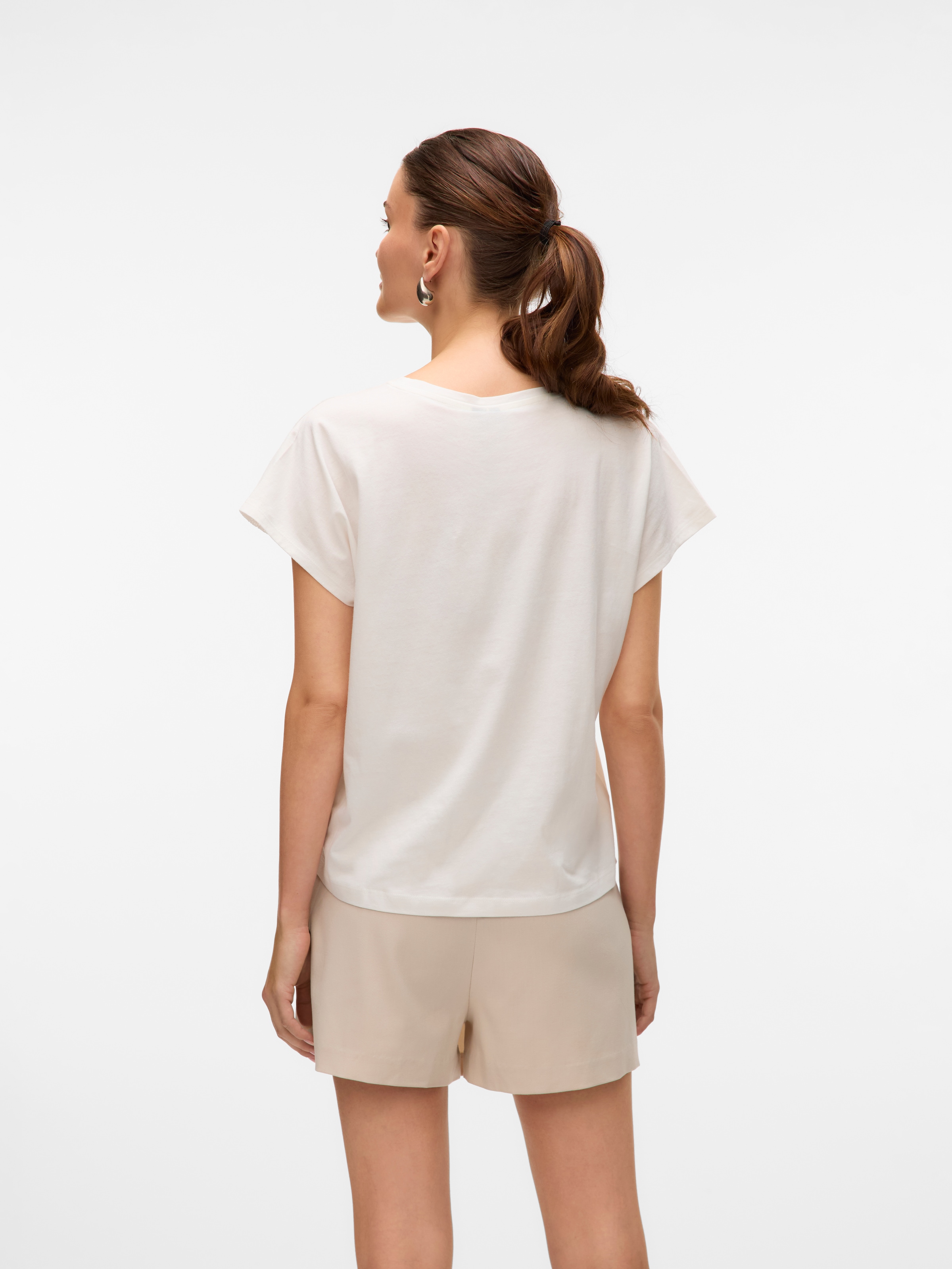 Vero Moda Kurzarmshirt »VMEMMY SS LACE TAPE TOP JRS GA NOOS«