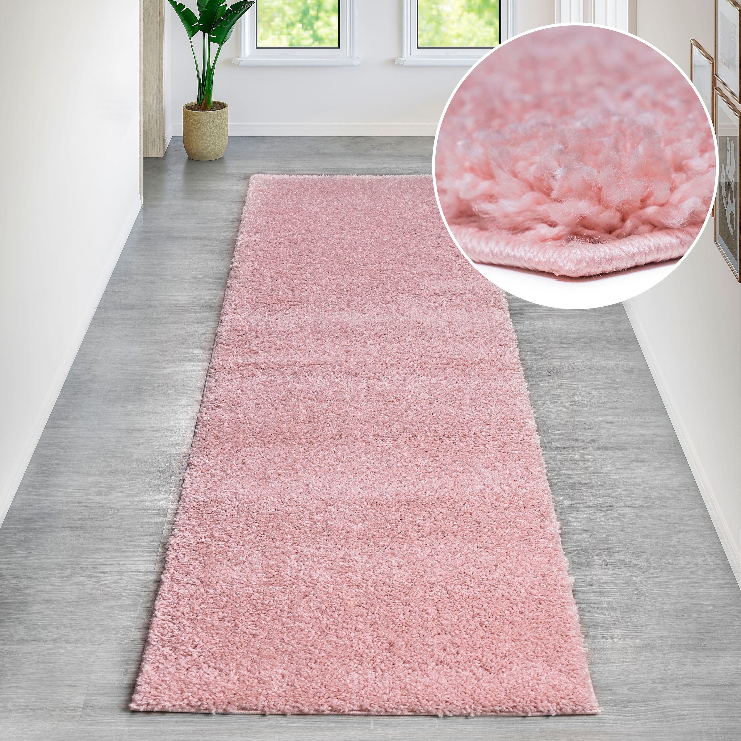 Bruno Banani Läufer Shaggy Soft, rechteckig, günstig online kaufen