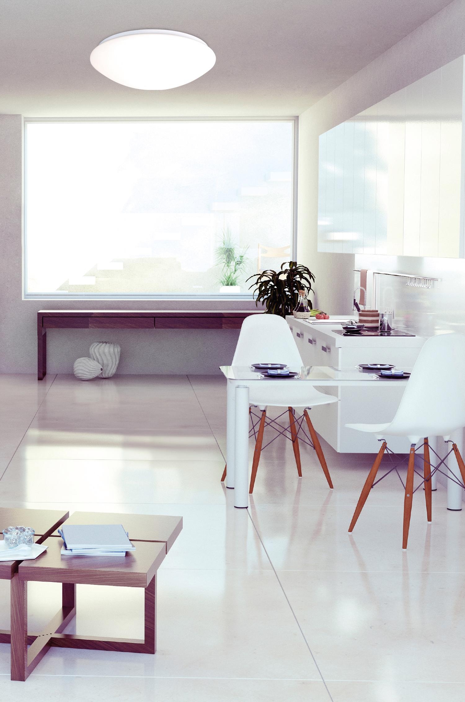 näve LED Deckenleuchte »Bern« LED-Board 1 Stk. Kaltweiß | Neutralweiß | Tageslichtweiß | Warmweiß CCT,Nachlichtfunktion,dimmbar, Fernbedienung,