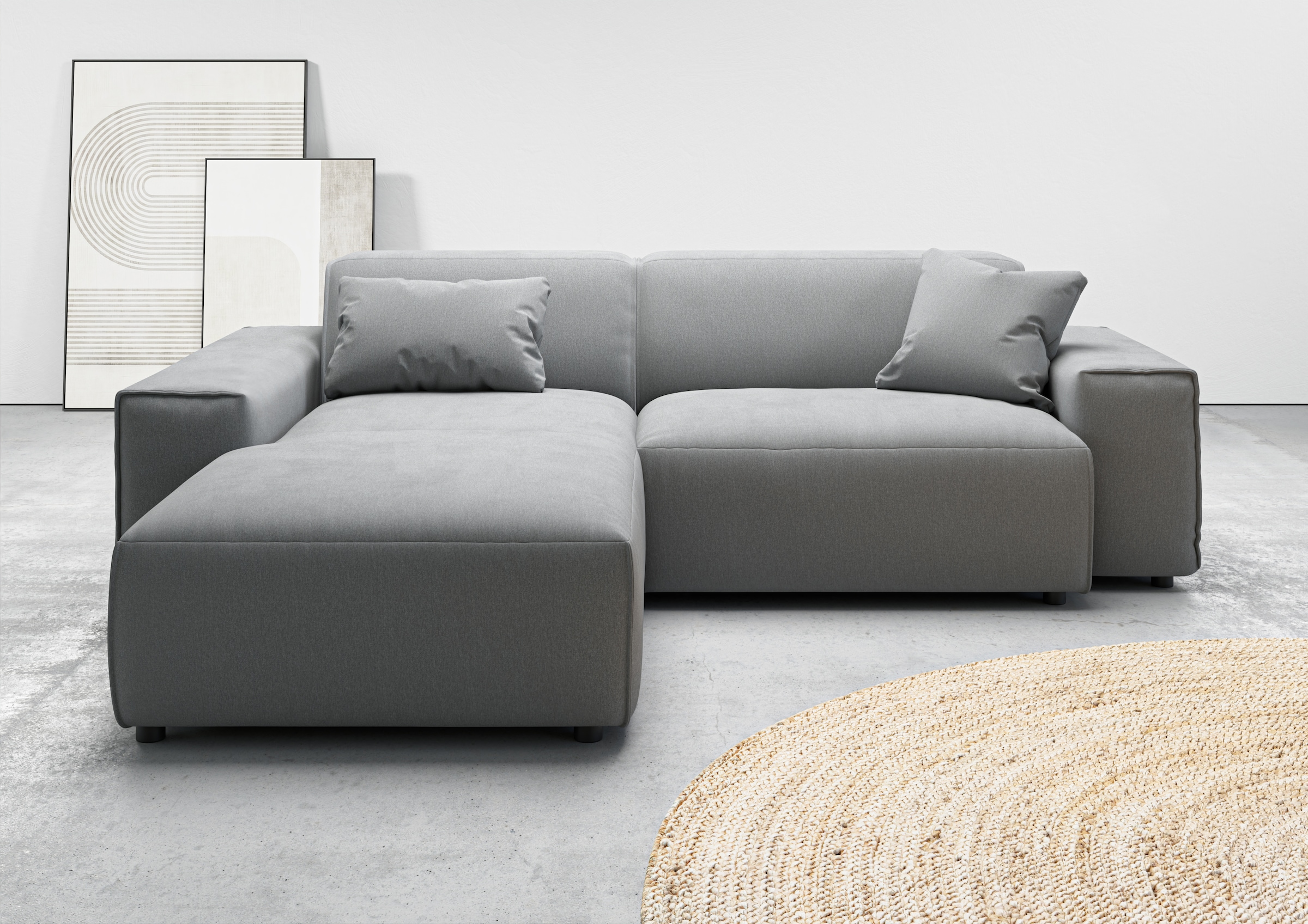 andas Ecksofa »Glimminge L-Form auch in Breitcord, Feincord + Easy care-Bez günstig online kaufen