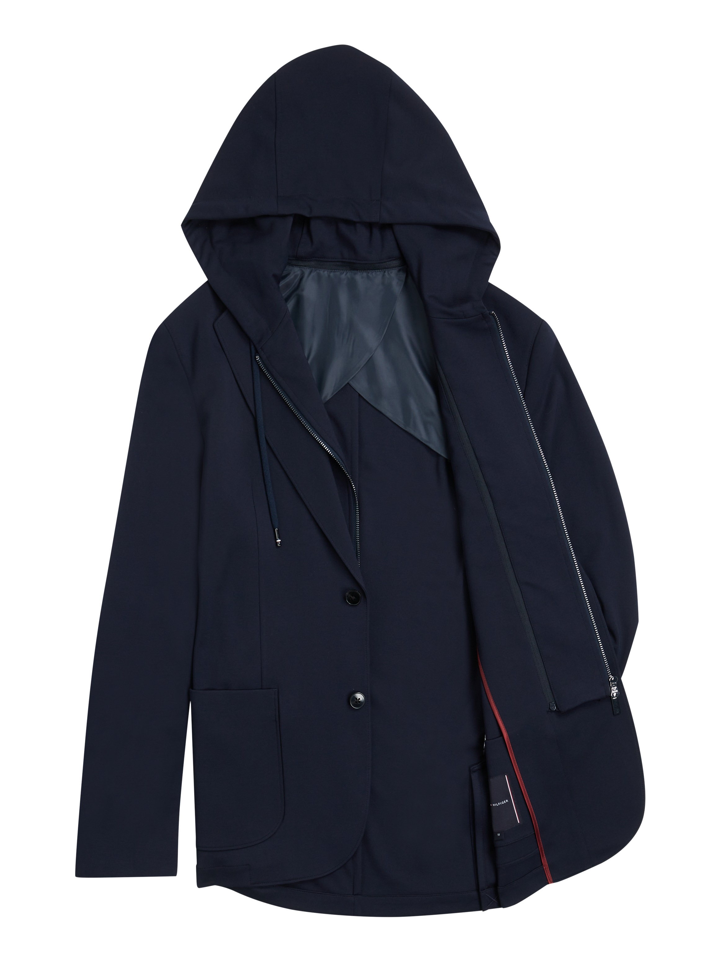 Tommy Hilfiger Sakko »DC PUNTO MILANO HOOD BLAZER«, mit herausnehmbaren Kapuzeninlay