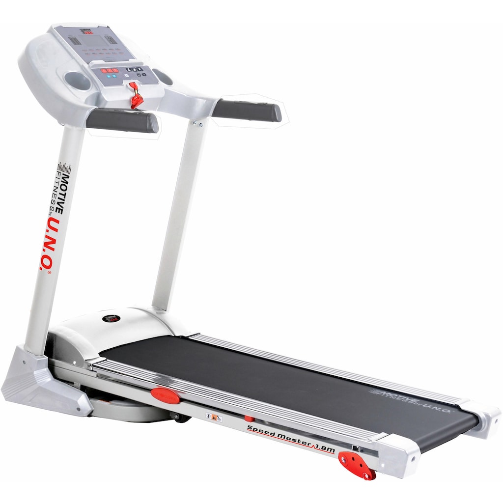 MOTIVE FITNESS by U.N.O. Laufband »Speed Master 1.8 M«, mit Höchstgeschwindigkeit 18 km/h und Multifunktions-LCD-Display