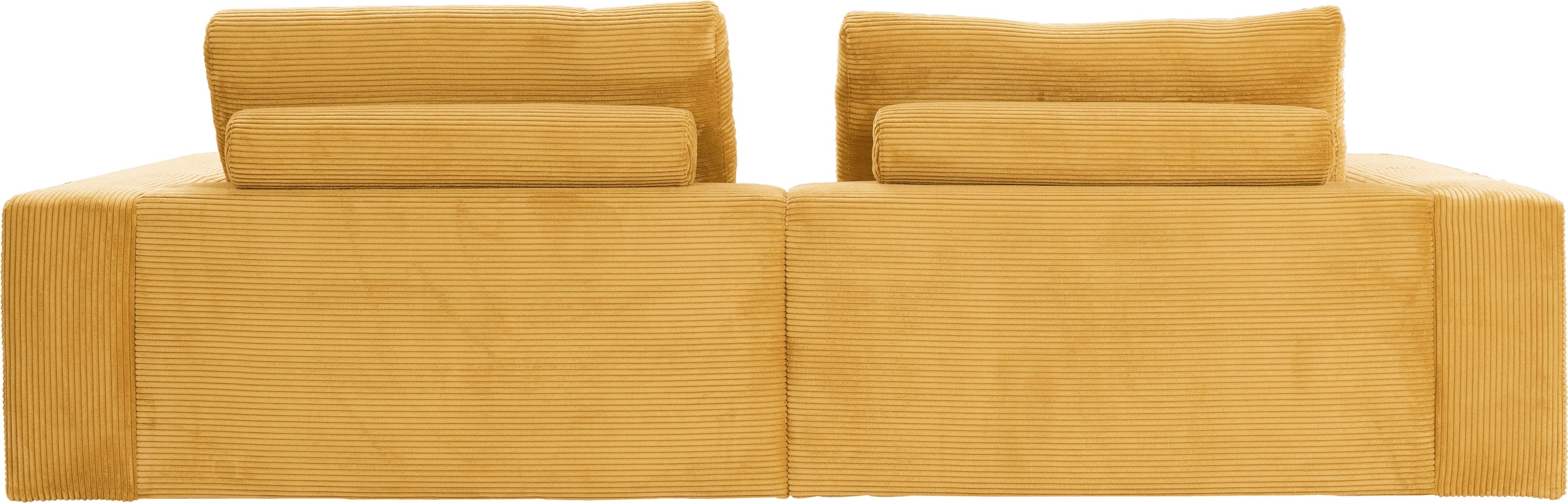 alina Big-Sofa »Sandy«, mit losen Sitz und Rückenkissen, in modernem Cordstoff