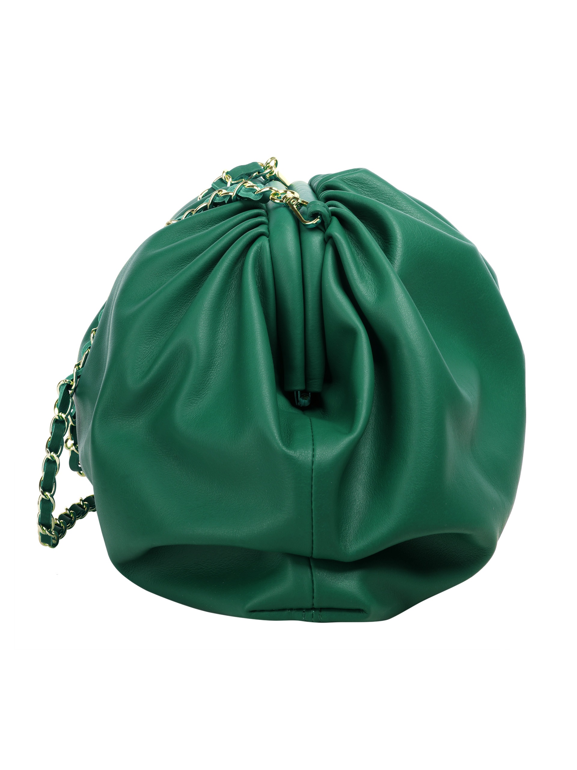 Cluty Umhängetasche, echt Leder, Made in Italy