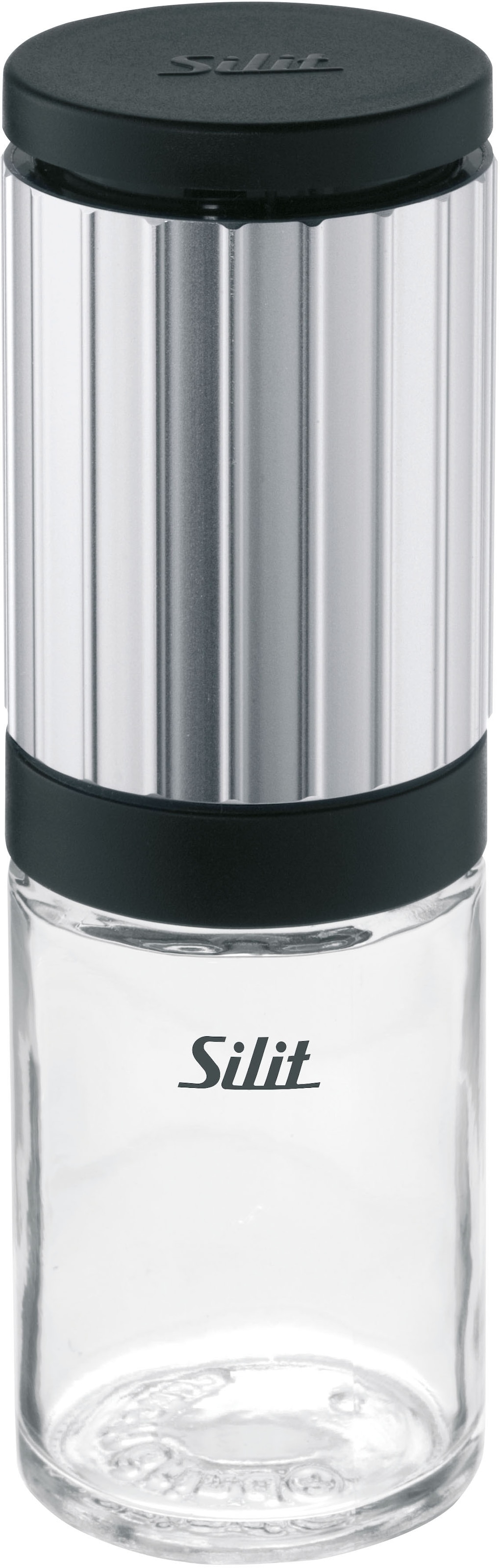 Silit Topf-Set »Diamant«, Edelstahl 18/10, (Set, 13 tlg., inkl. Schöpflöffel, Pfannenwender und Gewürzmühle), Silitherm-Allherdboden, induktionsgeeignet, spülmaschinengeeignet