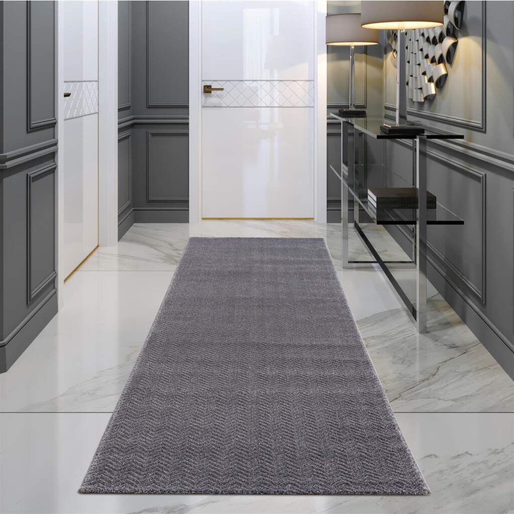 Carpet City Teppich »Friseé-Teppich FANCY805«, rechteckig, 12 mm Höhe, Läuf günstig online kaufen