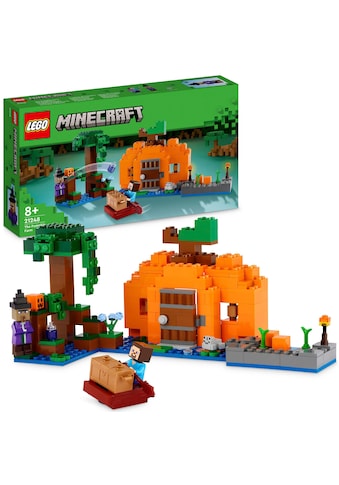 Konstruktionsspielsteine »Die Kürbisfarm (21248), LEGO® Minecraft«, (257 St.), Made in...