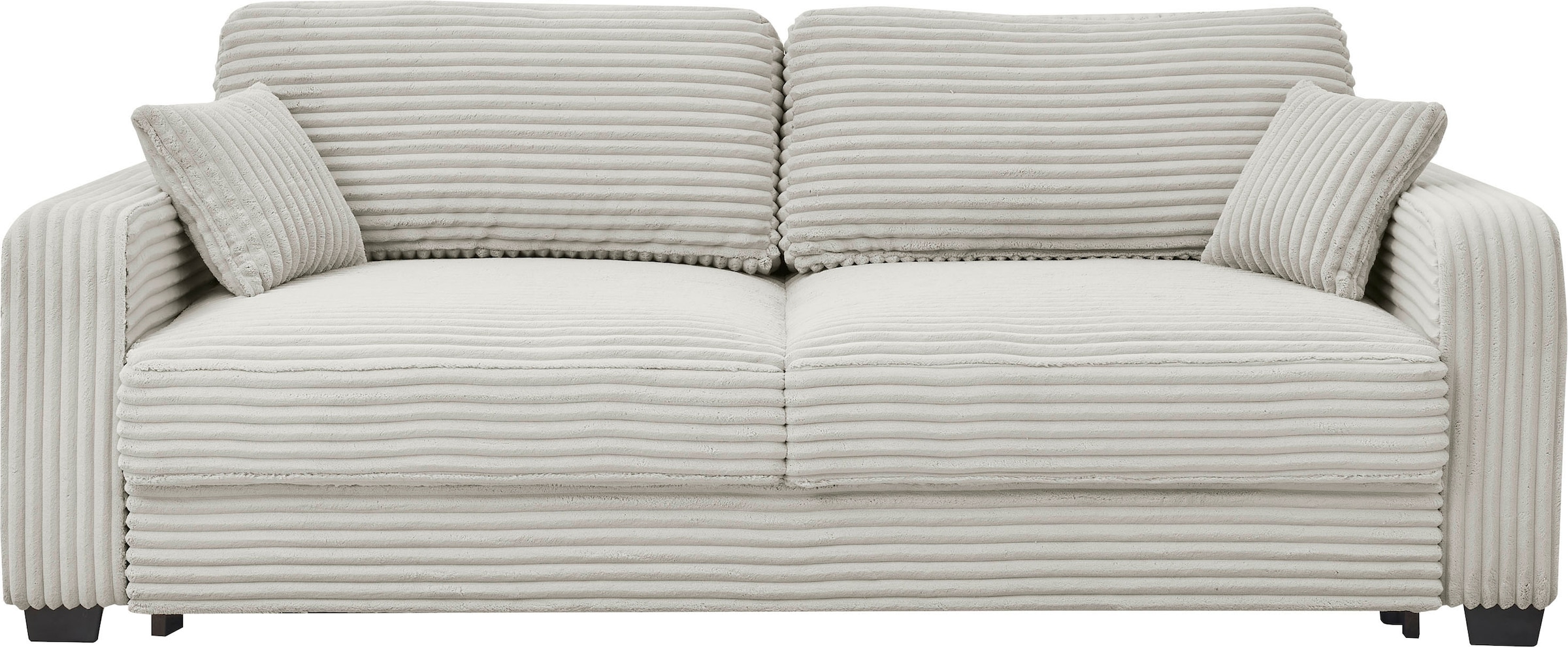 ED EXCITING DESIGN Schlafsofa »Carrara«, mit Bettkasten & 2 Zierkissen