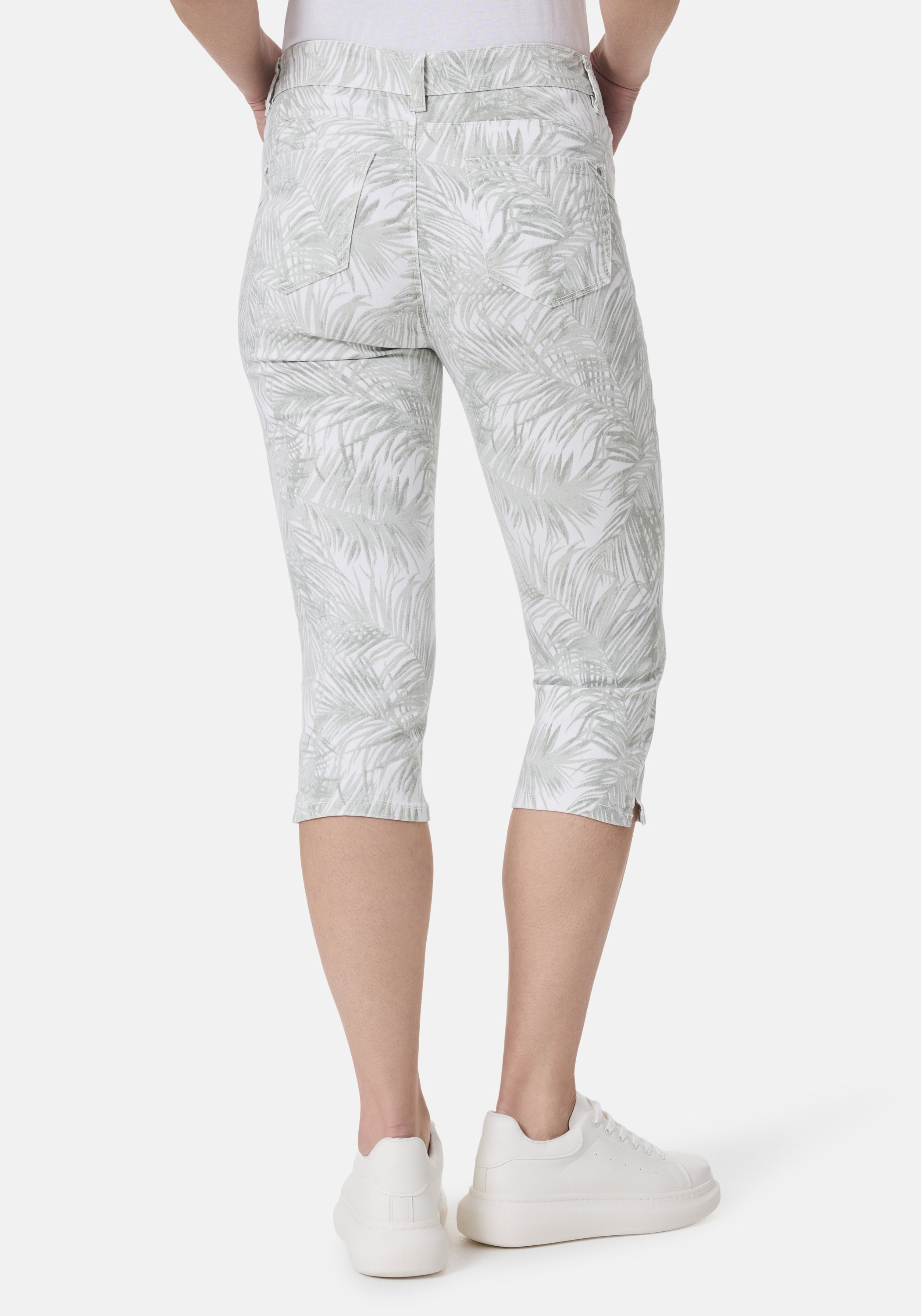 STOOKER WOMEN 7/8-Jeans »Print Capri Skinny Fit«, Skinny Fit Casual Clean Wash Denim Jeans Magic Shape Effekt für Damen