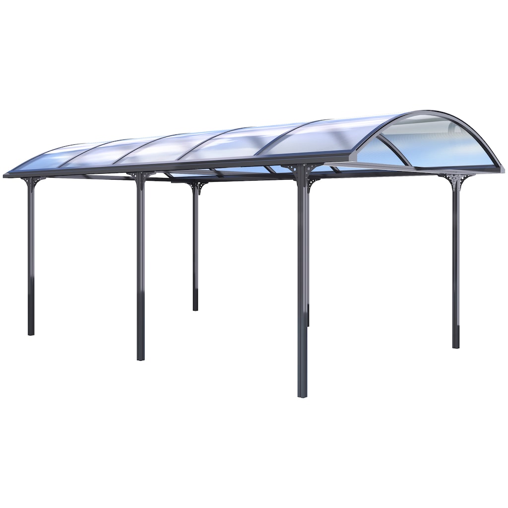 KGT Einzelcarport »Elbe«, Aluminium-Polycarbonat (PC), 285 cm, anthrazit