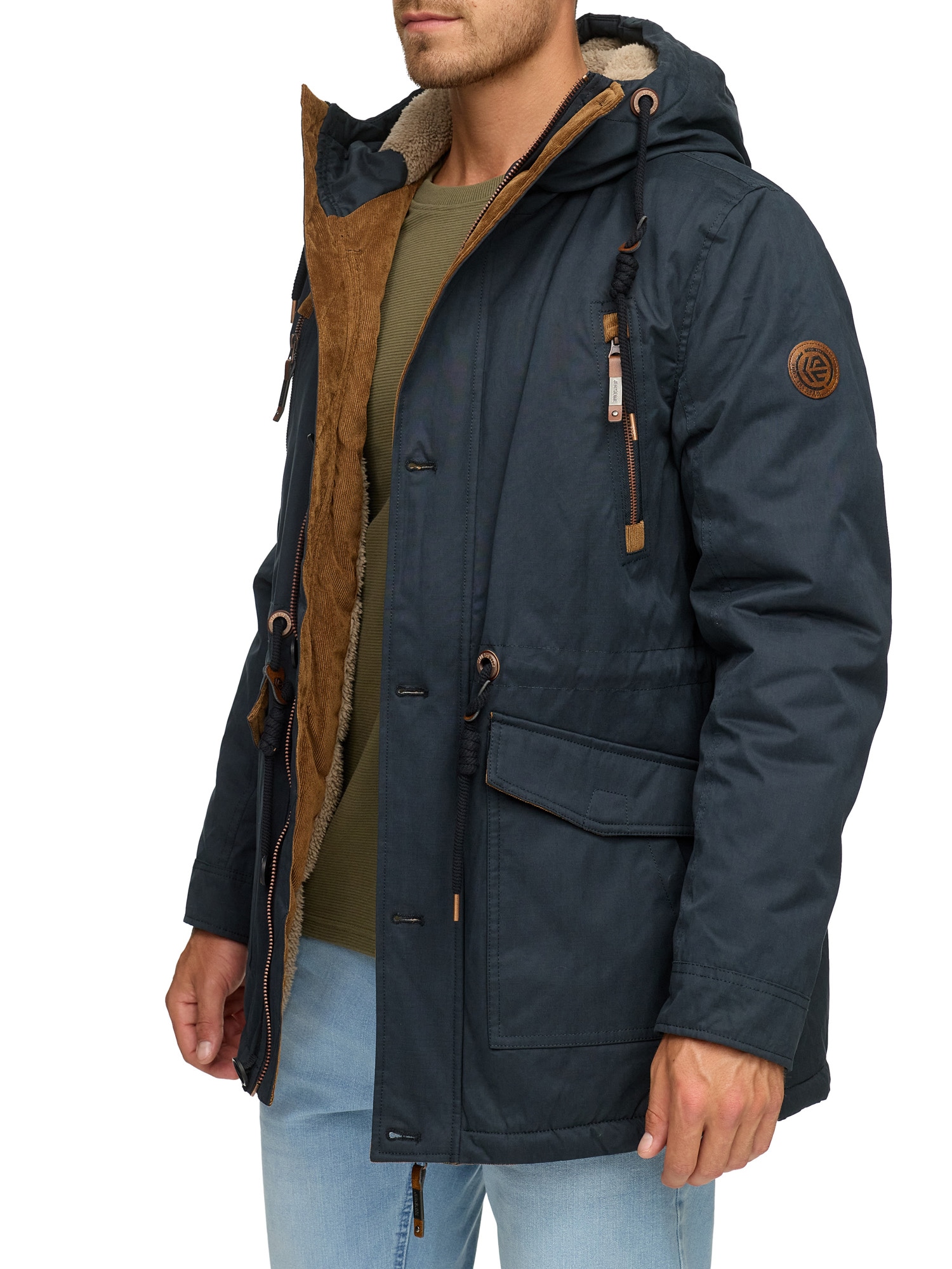 Indicode Parka »INGillespie« mit Kapuze