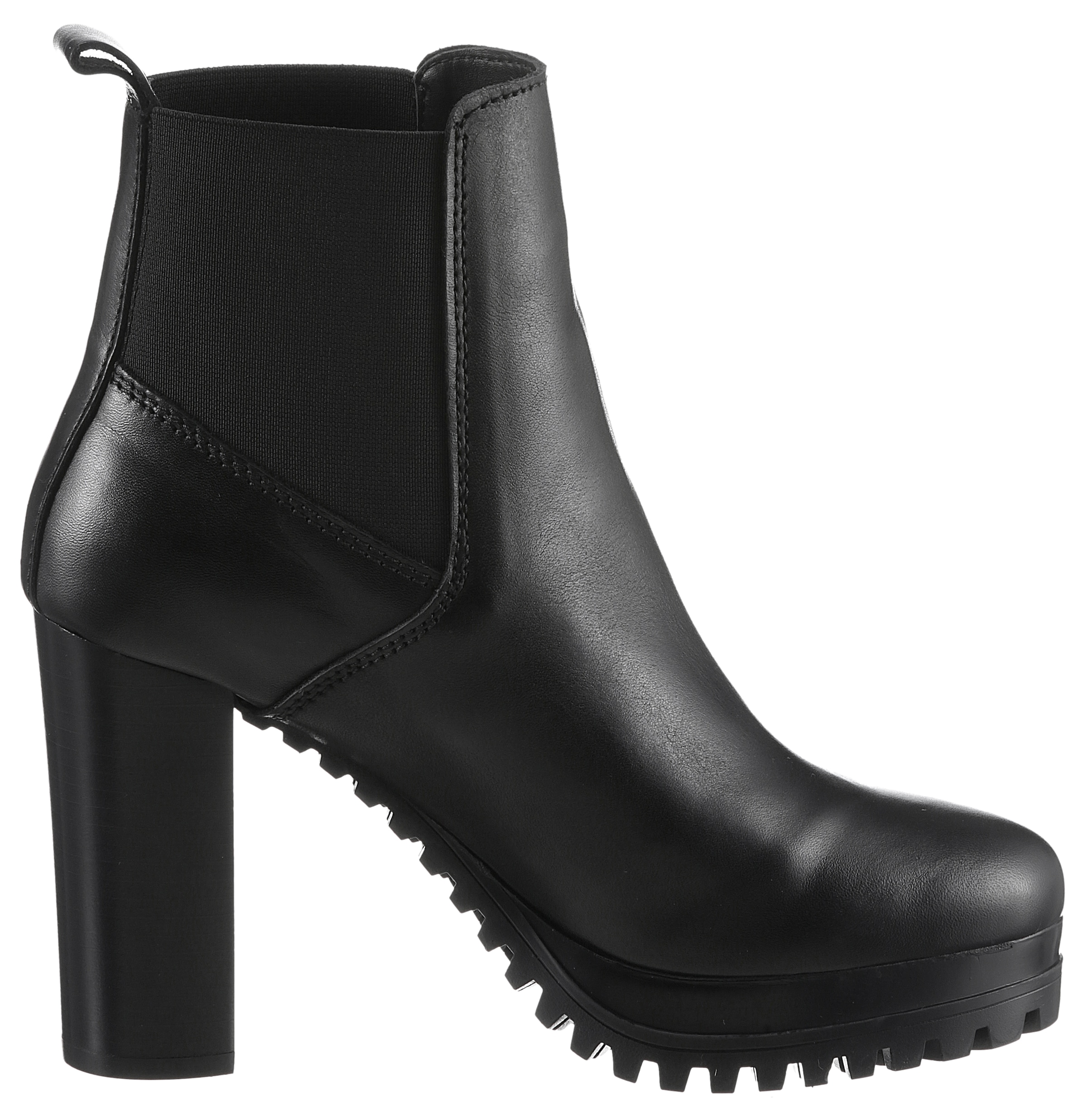 Tommy Jeans High-Heel-Stiefelette »TJW NEW ESS HIGH HEEL BOOT«, mit breitem Stretcheinsatz