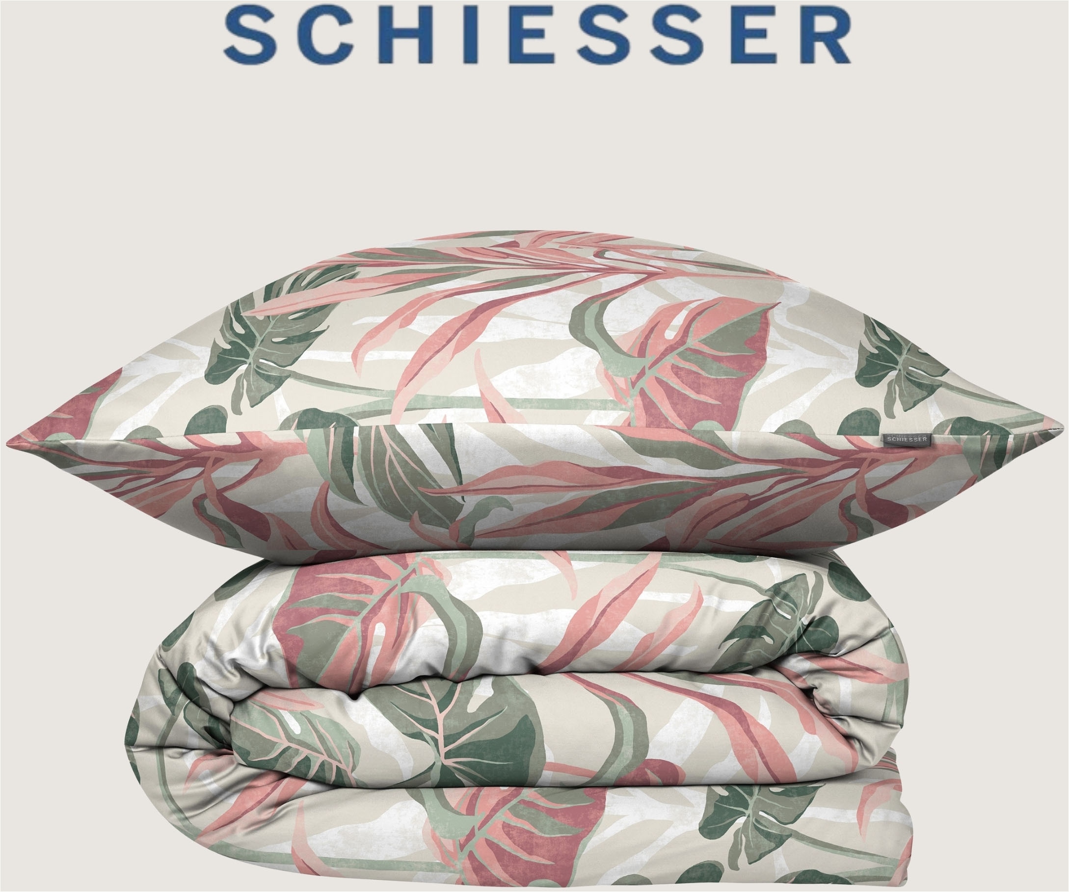 Schiesser Bettwäsche »Camilla aus weicher Baumwolle mit floralem Muster« 2 MADE IN GREEN by OEKO-TEX®