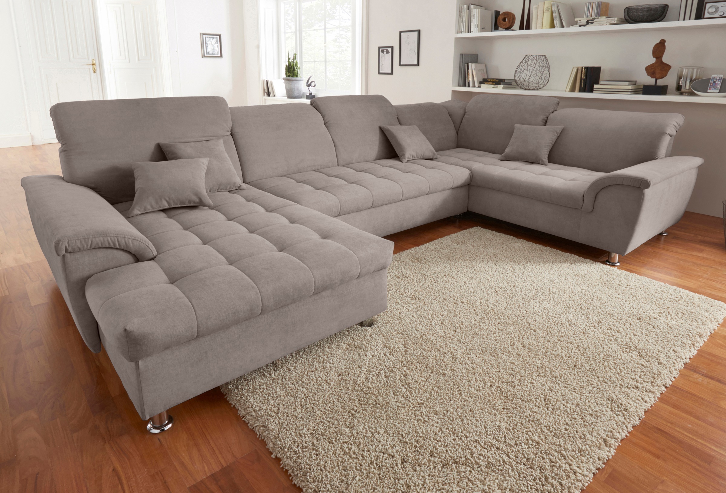 DOMO collection Wohnlandschaft »Franzi optional mit Bettfunktion, Bettkaste günstig online kaufen