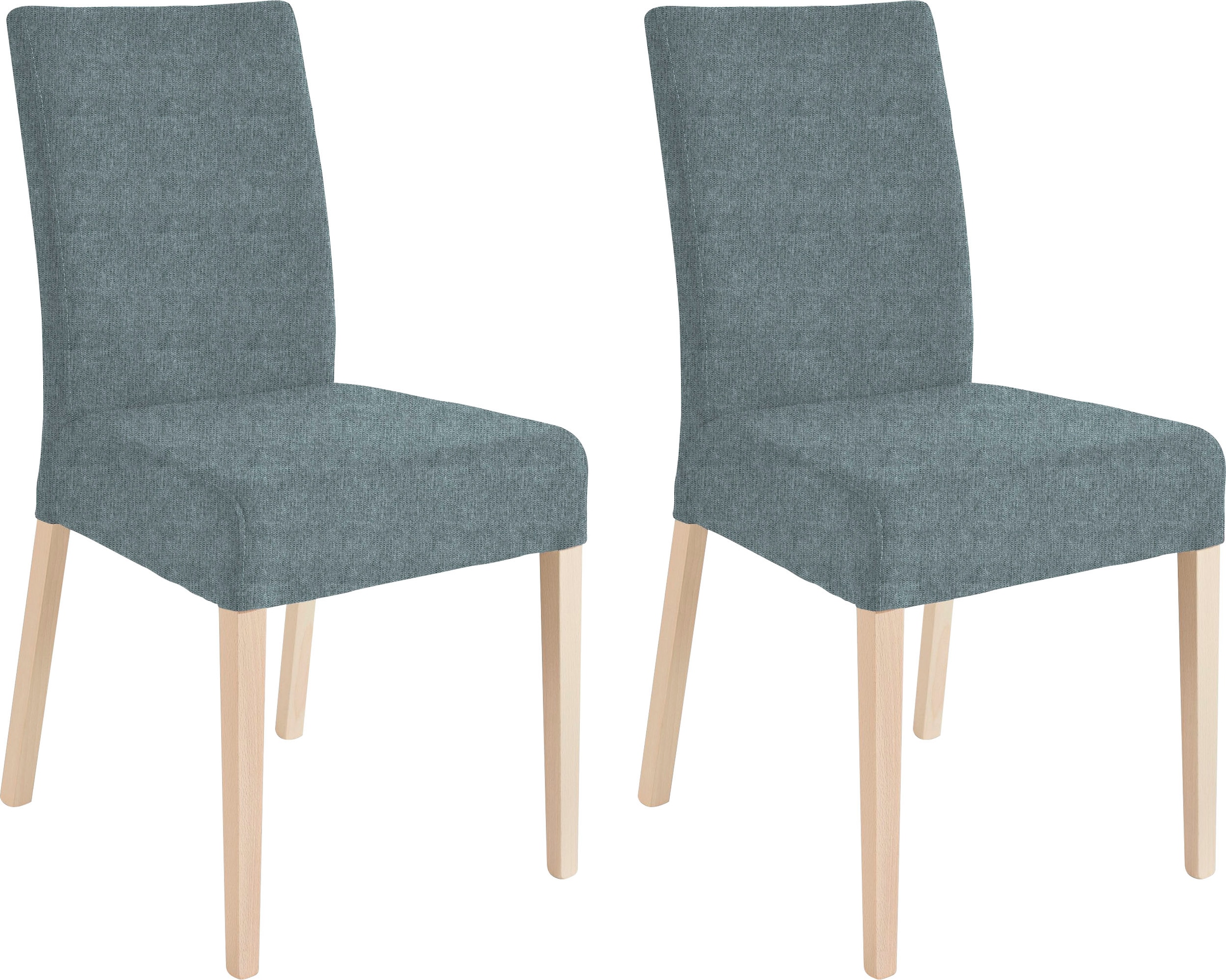 Home affaire 4-Fußstuhl »Umag« (Set) 2 Stk.Sitz und Rücken gepolstert günstig online kaufen