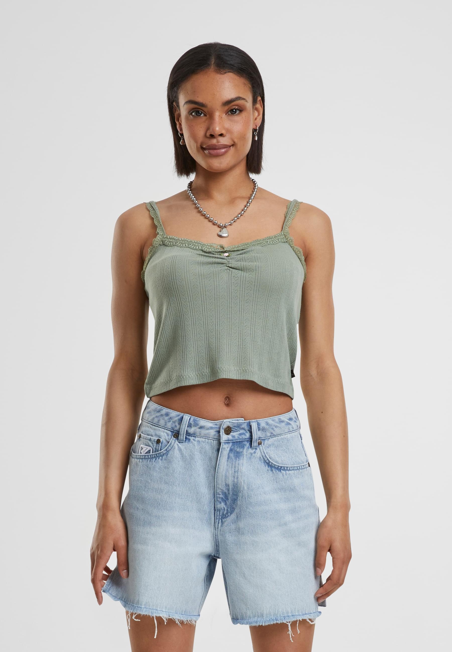 Karl Kani Muskelshirt »Karl Kani Woven Signature Pointelle Top« 1 Stk.