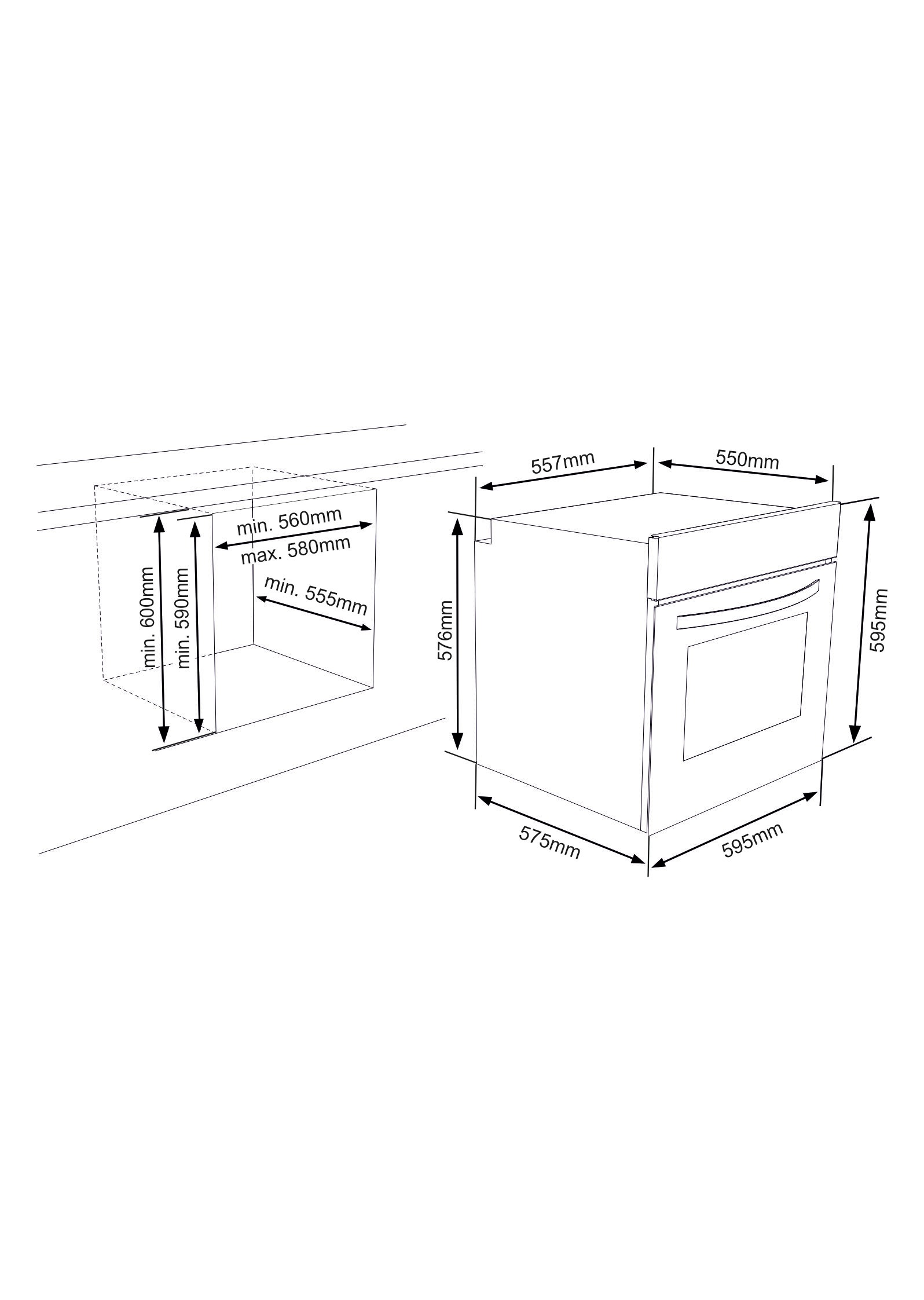 Sharp Backofen-Set »K-60D19IM1-EU«, mit Timerfunktion