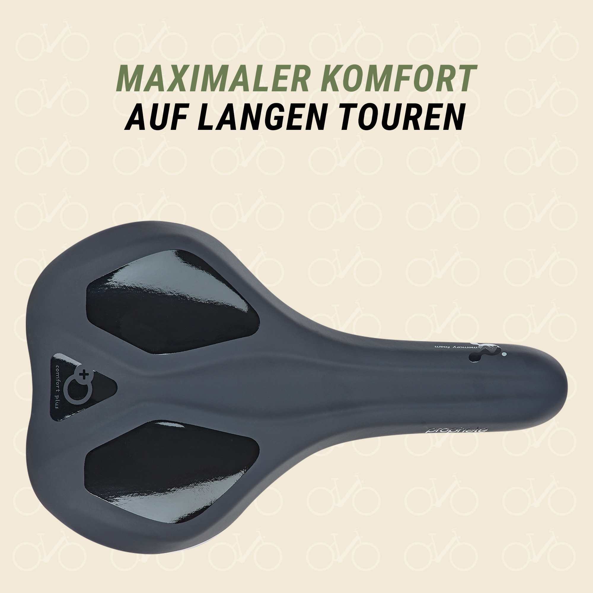 Prophete Fahrradsattel »Trekkinsattel«