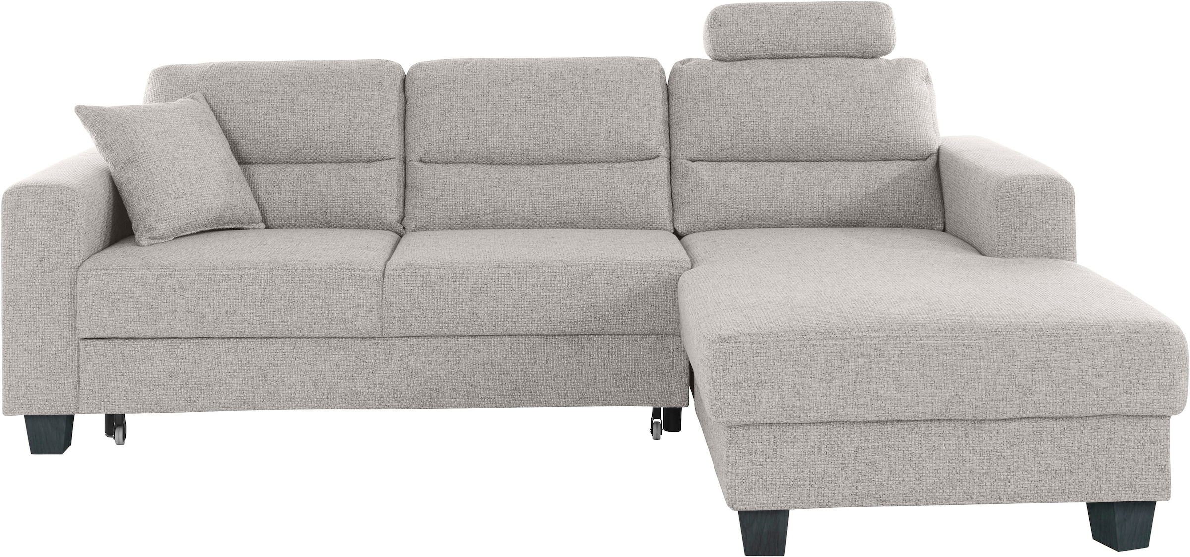 TRENDMANUFAKTUR Ecksofa »Chamber, zeitlos und modern, hoher Sitzkomfort, L- günstig online kaufen