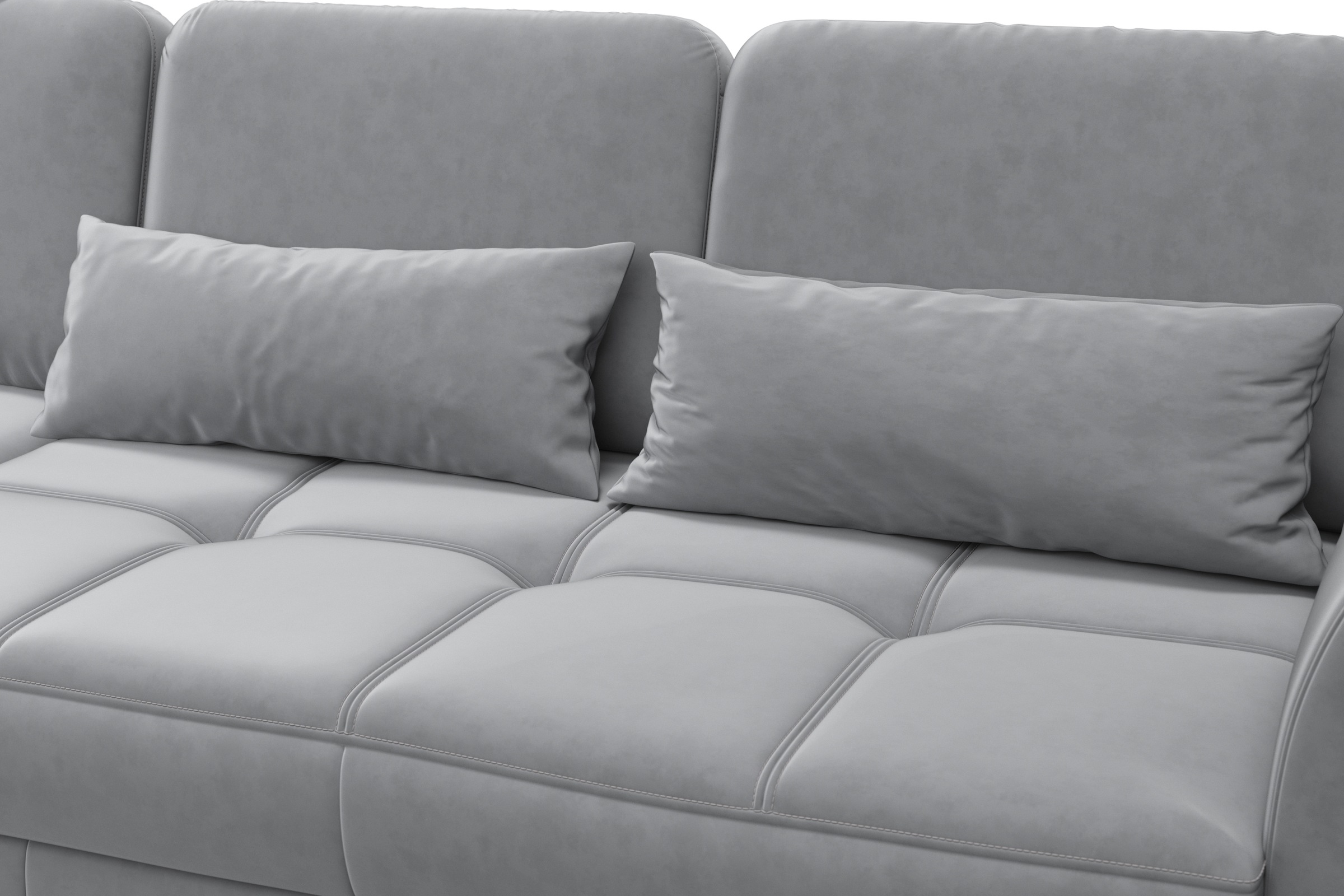 sit&more Ecksofa »Bendigo L-Form«, inklusive Sitztiefenverstellung, Bodenfreiheit 15 cm, in 2 Fußfarben