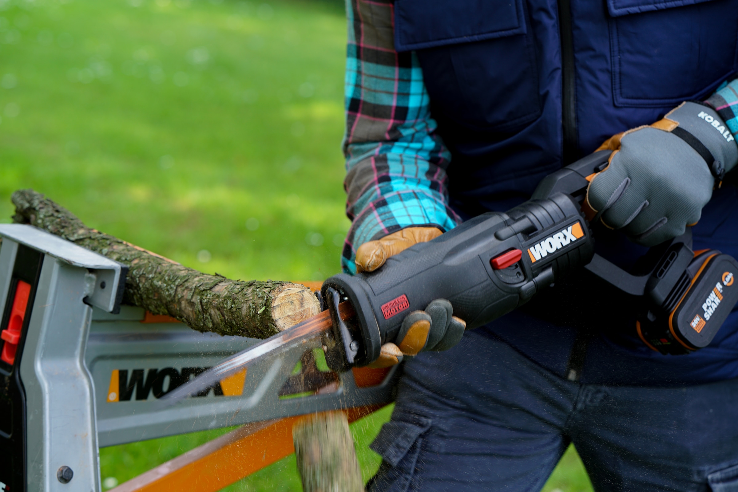 Worx Akku-Säbelsäge »WX516.9 NITRO«, Brushless-Motor, variable Drehzahlregelung, ohne Akku & Ladegerät