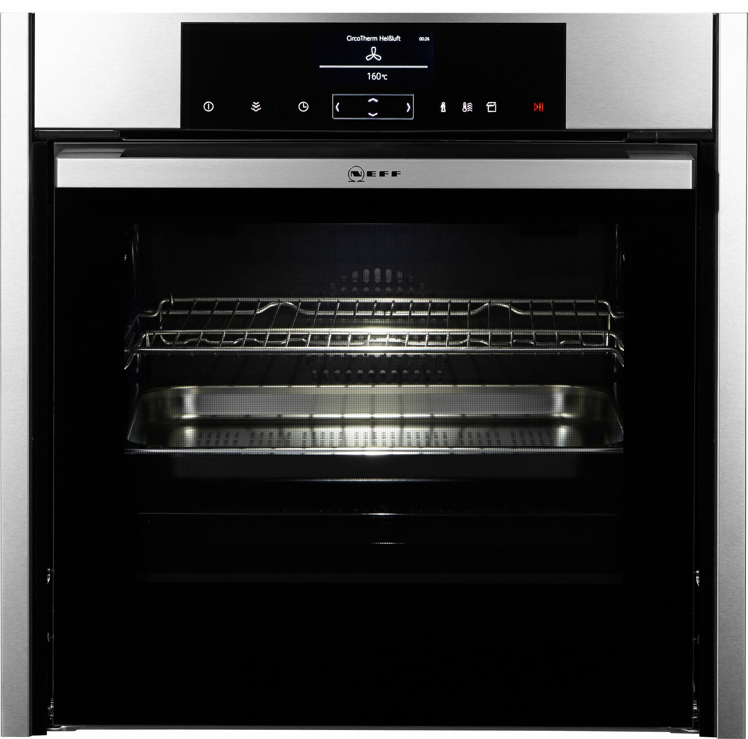 3. Bild von NEFF Dampfbackofen »B45FS22N0«, N 90, B45FS22N0, mit Teleskopauszug nachrüstbar, easyClean, mit Slide&Hide®
