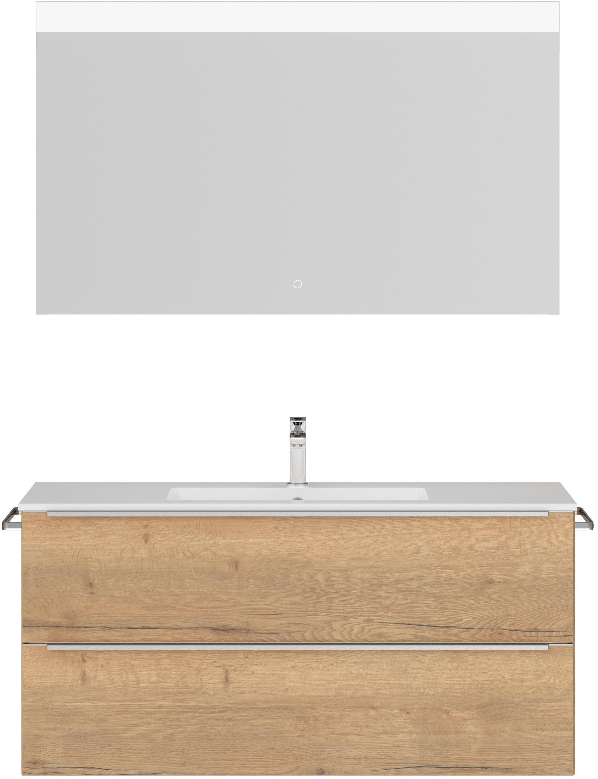 nobilia® Badmöbel-Set »Levere« vormontiert, mit Soft-Close, 2 Stk. tlg. günstig online kaufen