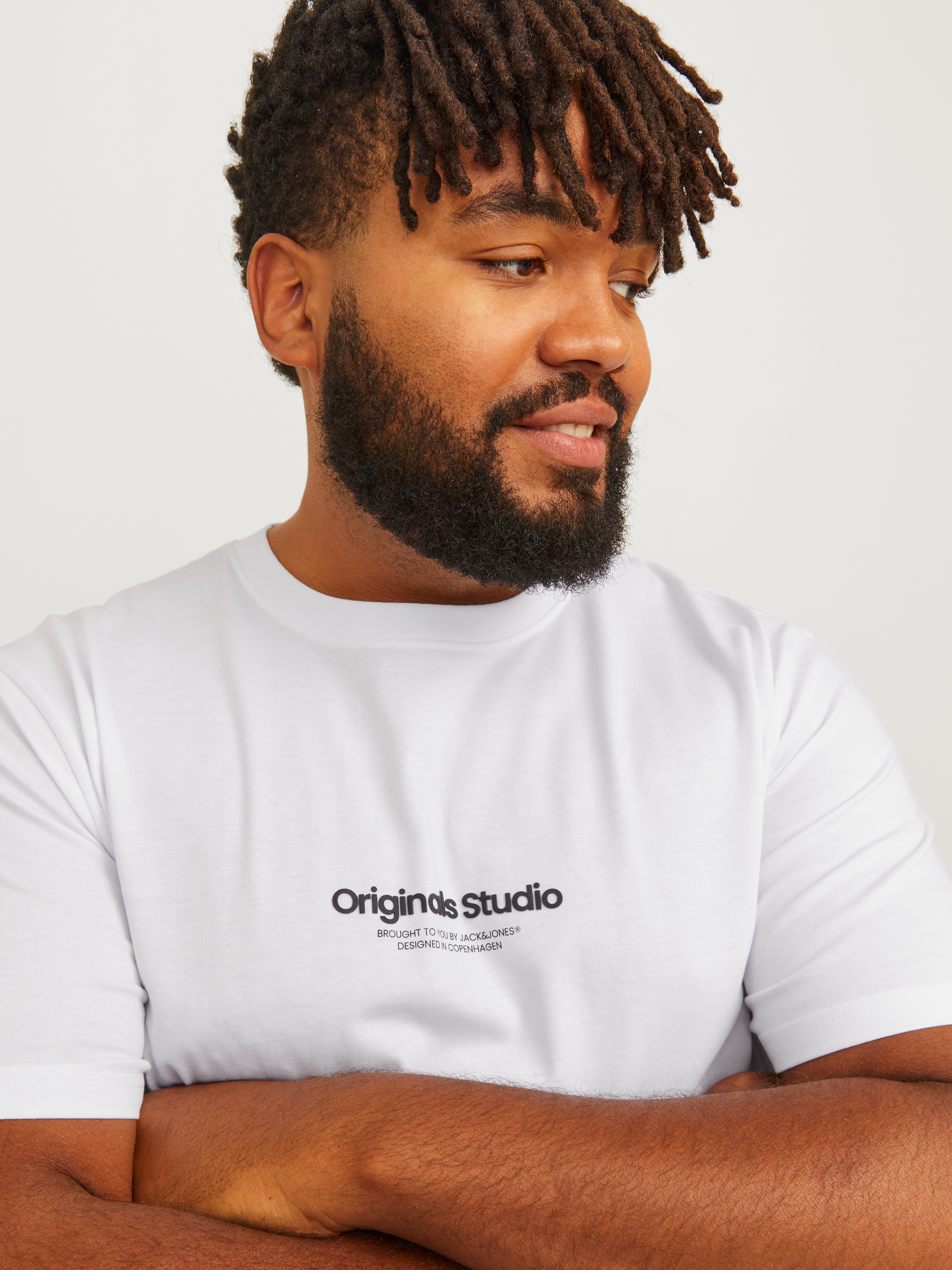 Jack & Jones PlusSize Kurzarmshirt »JORVESTERBRO TEE SS CREW NECK NOOS PLS«