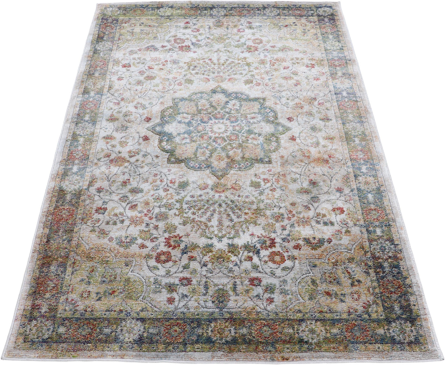 carpetfine Teppich »Vintage Lindo«, rechteckig, 8 mm Höhe, Orient Vintage Look