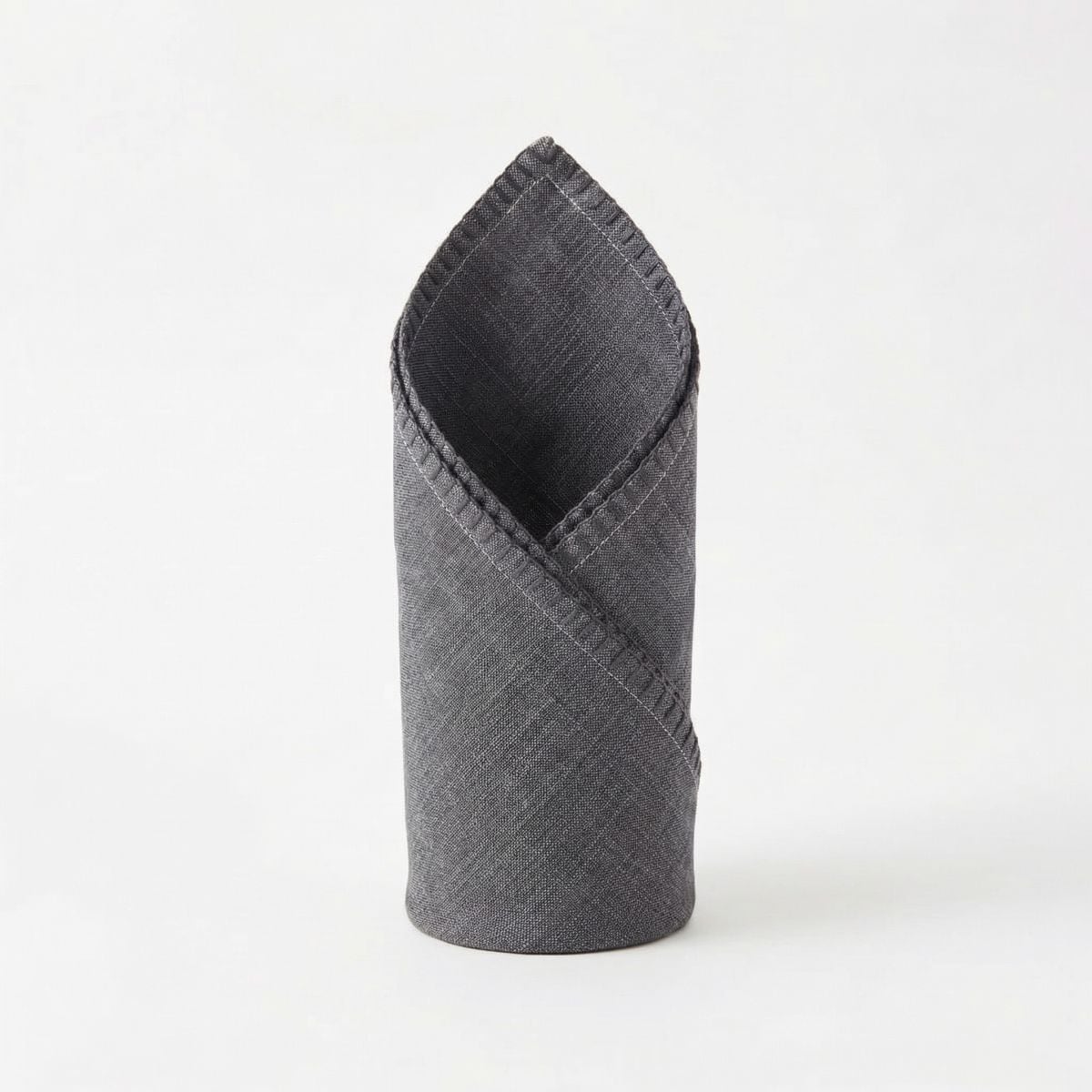 Home affaire Serviettenhalter »Serviette in grau 6erSet«