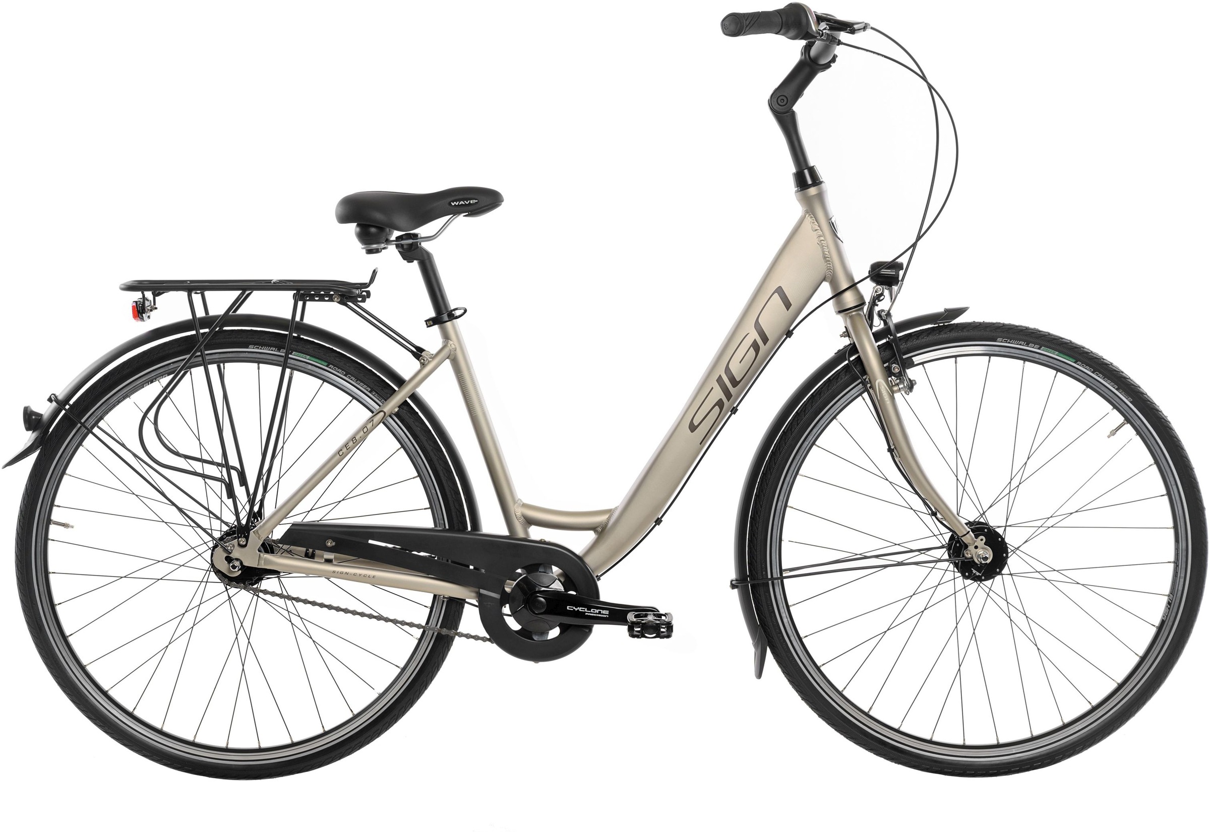 Bild von SIGN Cityrad, 7 Gang, Shimano, NEXUS SG-C3001-7C Schaltwerk, für Damen und Herren