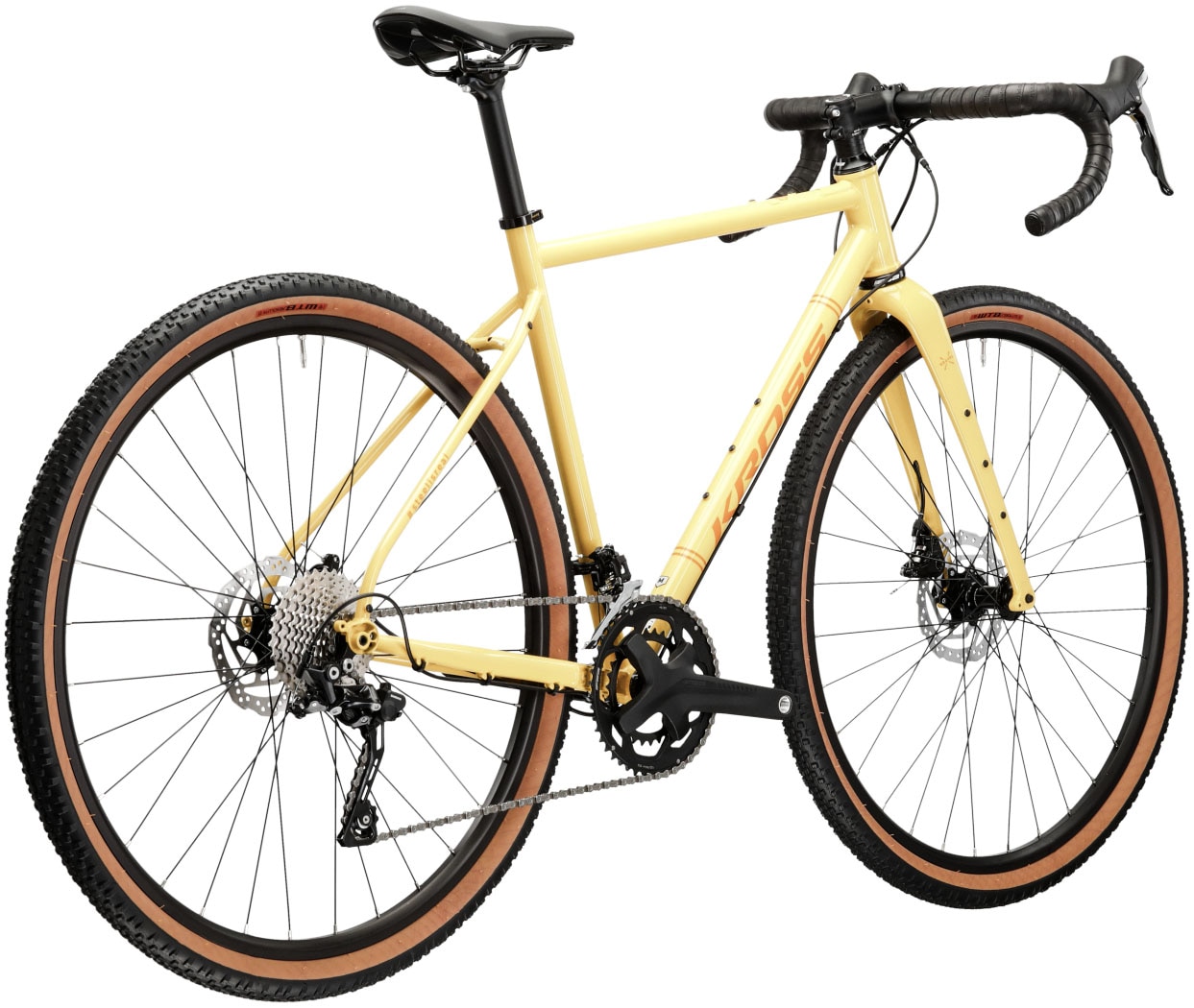 Kross Gravelbike »KROSS Gravelbike Esker 4.0 28" gelb«, 20 Gang, Shimano, GRX RX400 Schaltwerk, Kettenschaltung