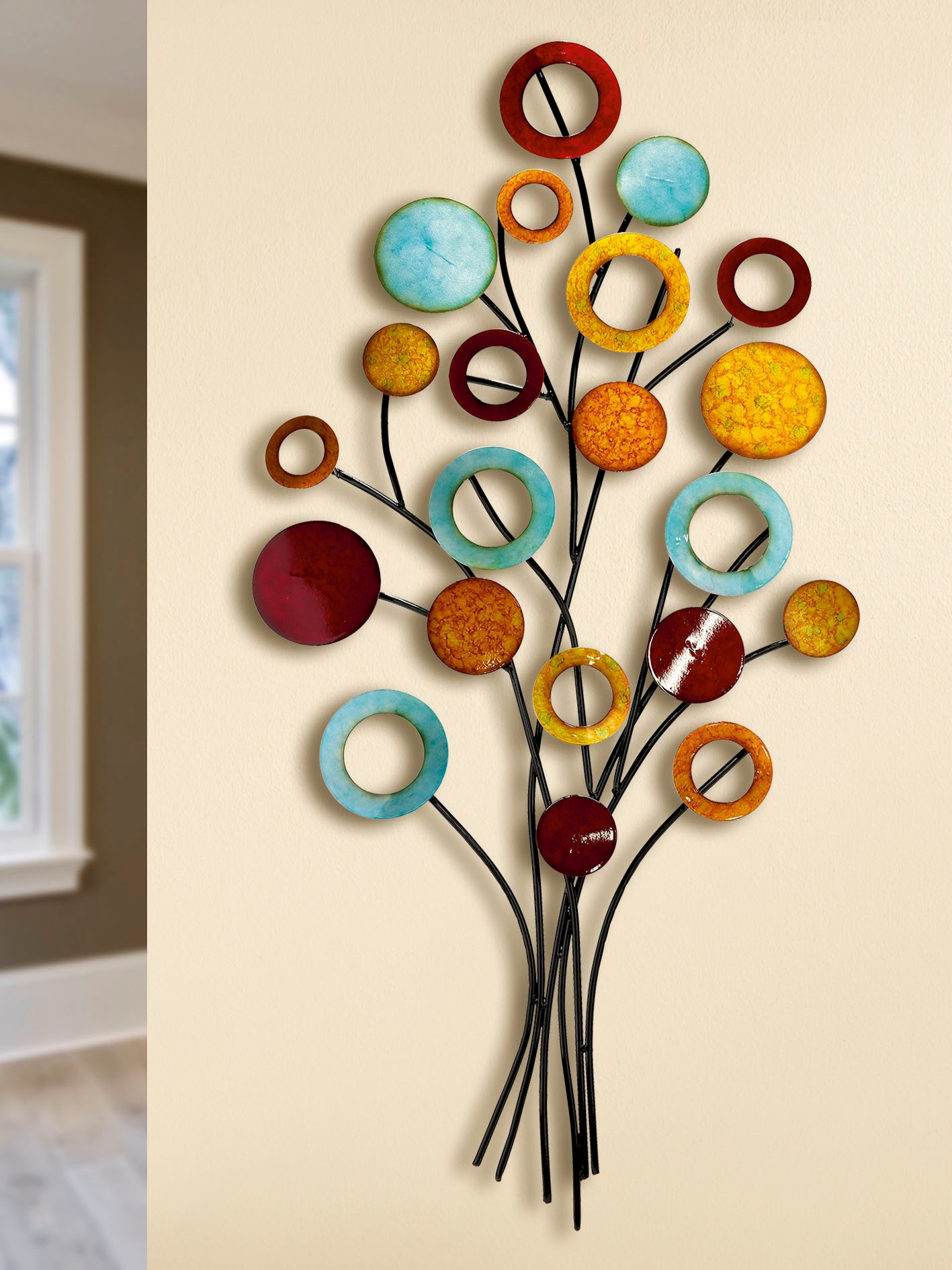 GILDE Wanddekoobjekt »Wandrelief Lebensbaum schlank«, aus Wohnzimmer Raten & kaufen im Esszimmer Metall, auf Wanddeko, dekorativ