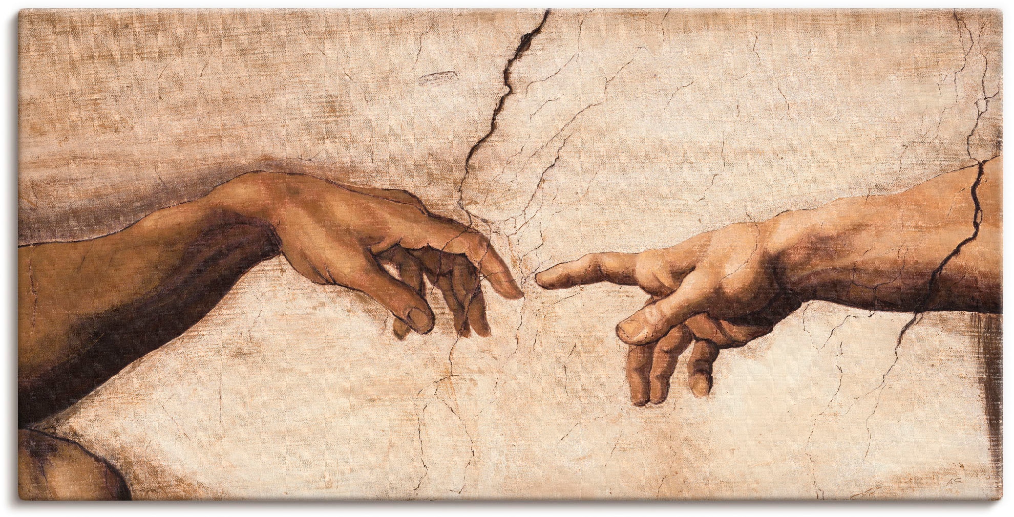 Artland Wandbild »Hände«, Religion, (1 St.), als Alubild, Outdoorbild, Leinwandbild, Poster, Wandaufkleber