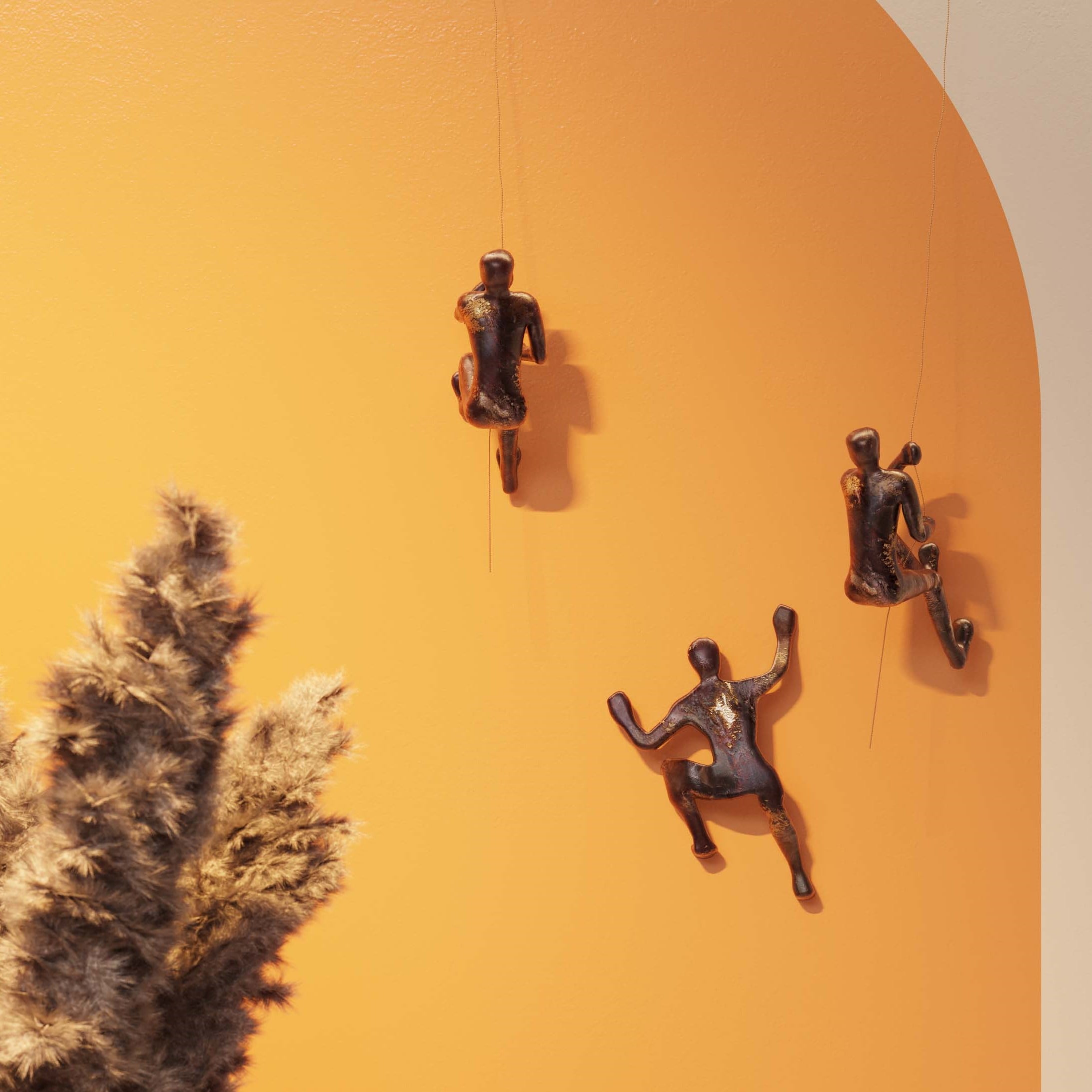 Kare Design Wanddekoobjekt »Climber Rope« aus Polyresin