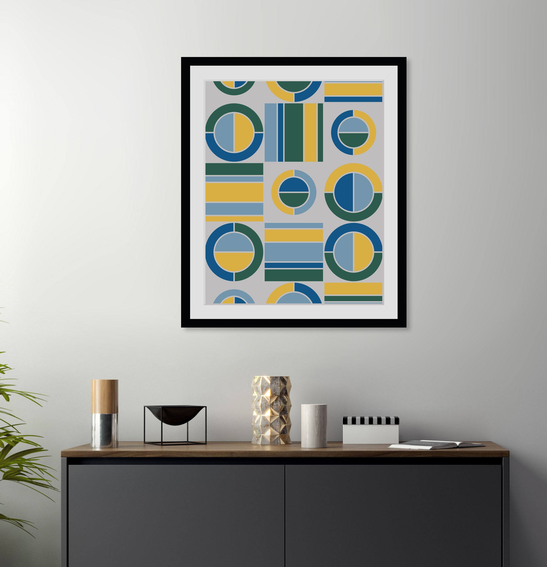queence Bild »Rüdiger«, Abstrakt-Kunst-Figuren-Zeichen, (1 St.), HD Premium günstig online kaufen