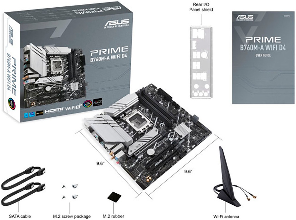 Asus Mainboard »PRIME B760M-A WIFI D4«