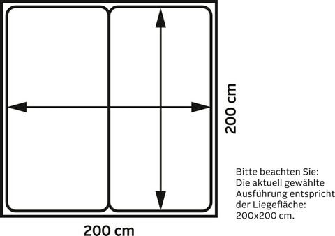 alina Boxspringbett »Chalet«, Grand Comfort TF 1000 PM, Zirbenholz natur geölt