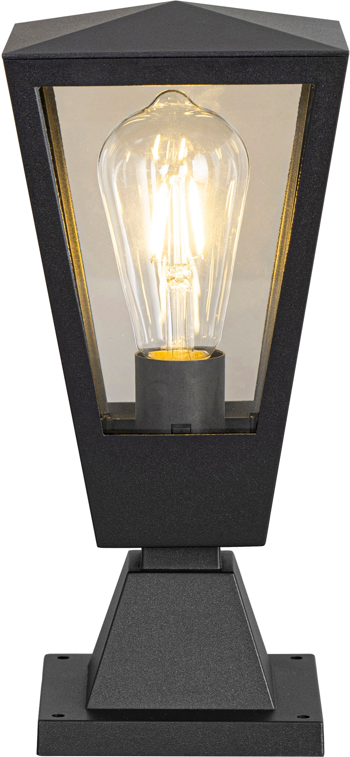 Brilliant Sockelleuchte »Westcliff« E27 1 Stk. Sockelleuchte 14 x 14 x 31 cm, E27, Aluminium Glas, anthrazit