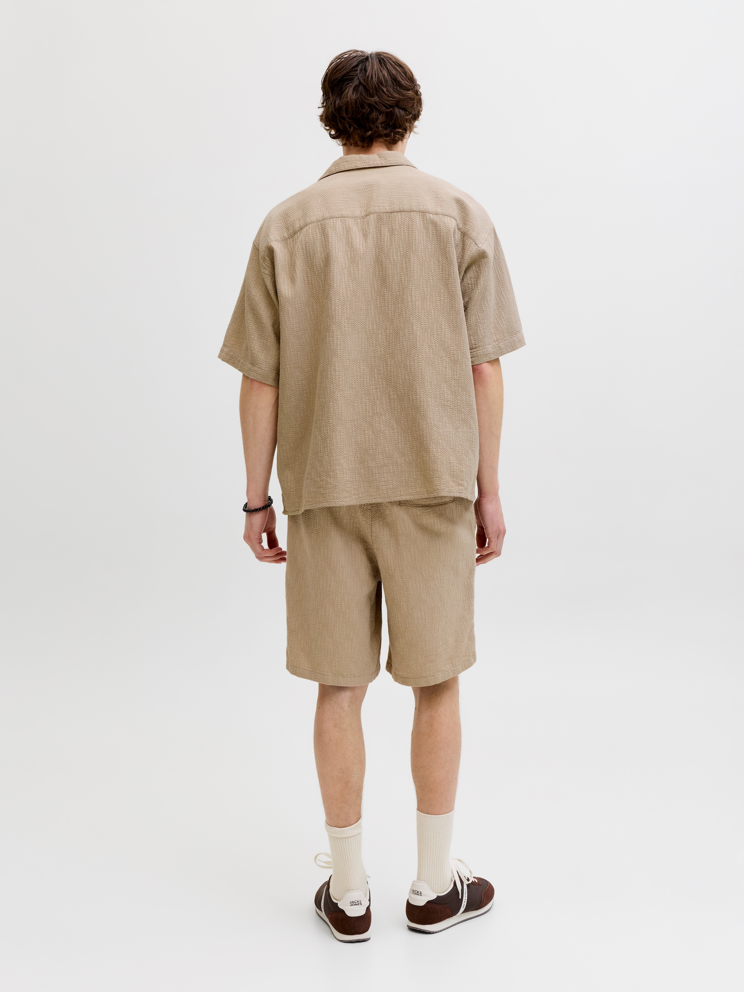 Jack & Jones Shorts »JPSTJAIDEN WAVY JOGGER SHORTS REG SN«  Baumwolle, locker geschnitten