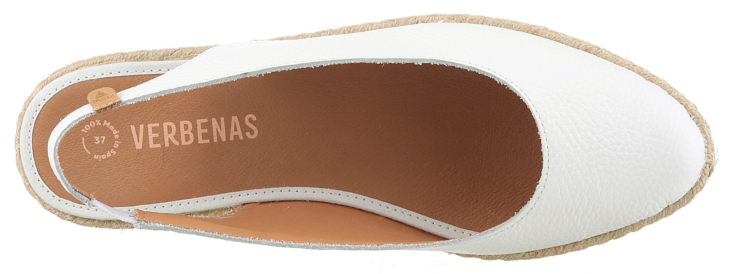 VERBENAS Slingsandale »Kiara Nucleo«, Sommerschuh, Slingsandale, Slipper, Schlupfschuh mit Juterahmen