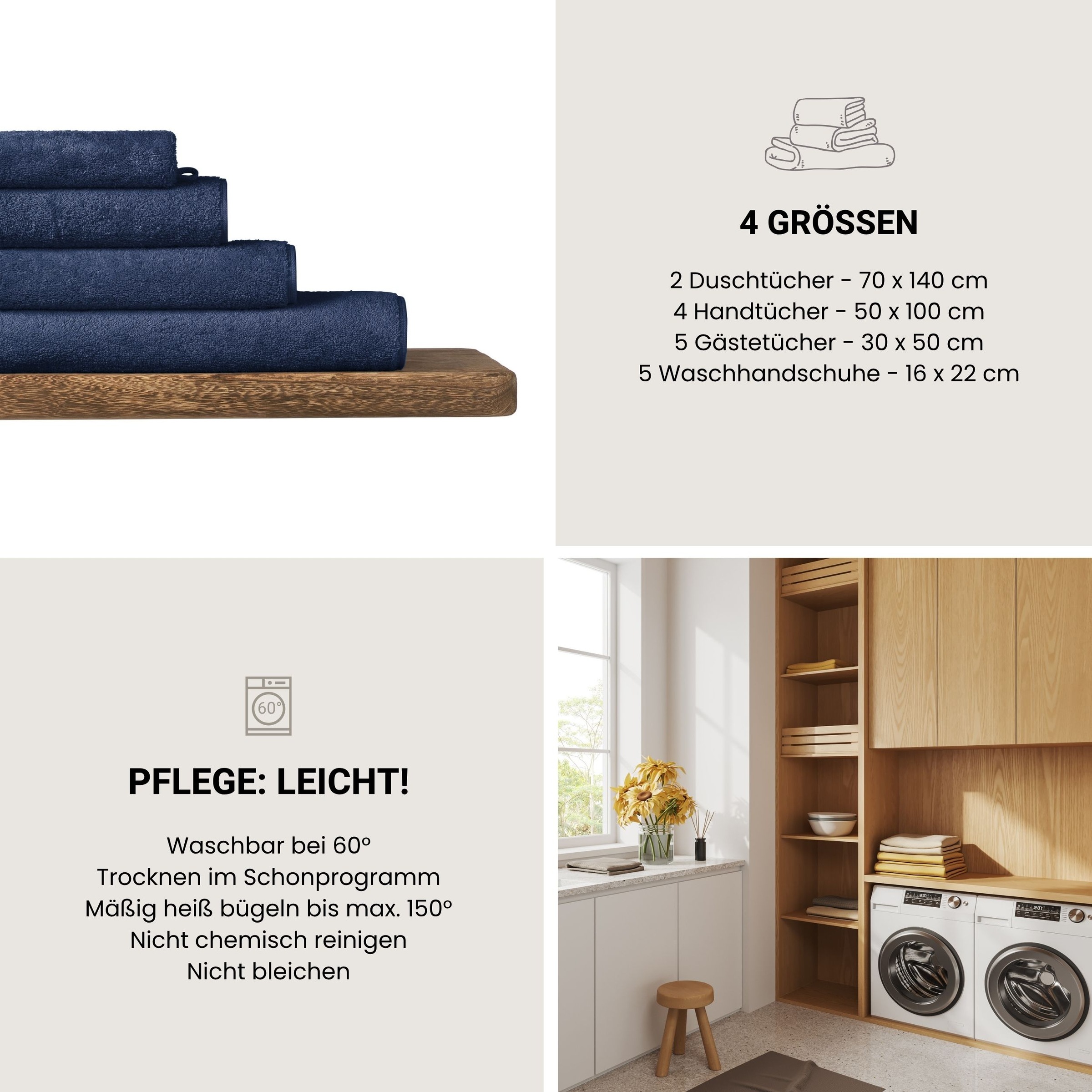 Schiesser Gaestehandtuecher »Milano aus 100% Baumwolle mit eleganter Bordüre in Hoch-Tief-Optik« OEKO-TEX® MADE IN GREEN
