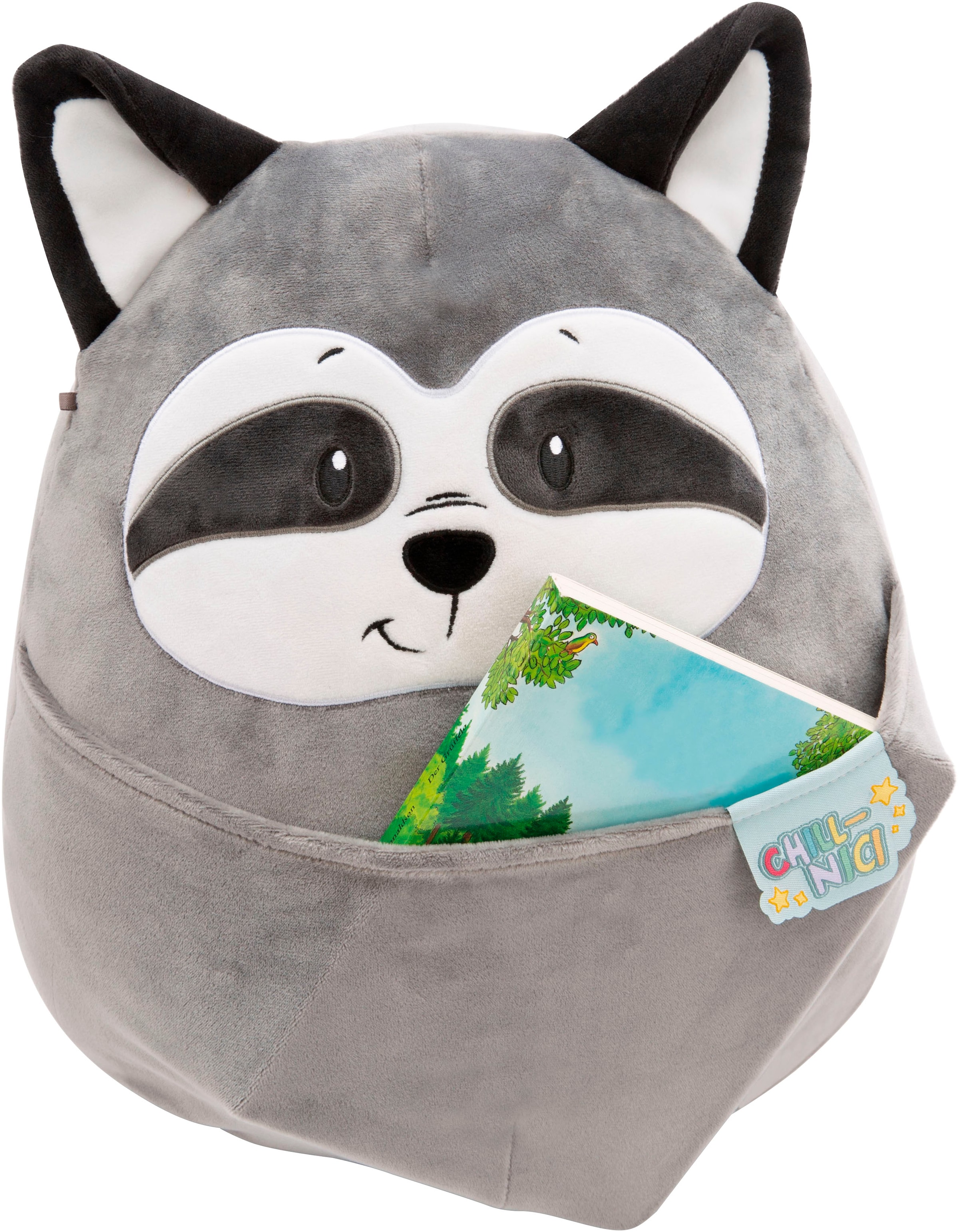 Nici Plüschfigur »Chill-NICI, Waschbär, 30 cm«, figürlich, mit marshmallowähnlicher Textur